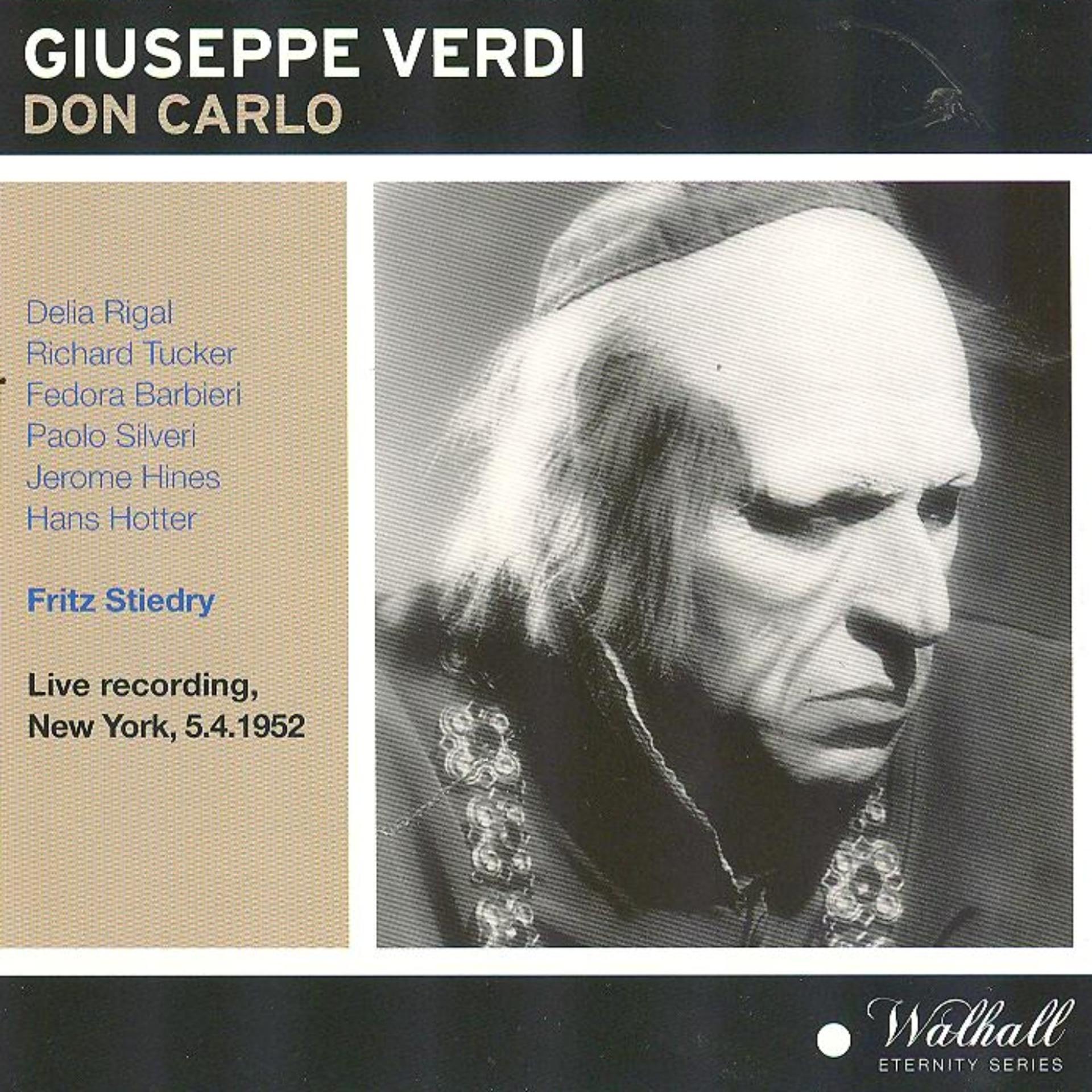 Постер альбома Giuseppe Verdi: Don Carlo