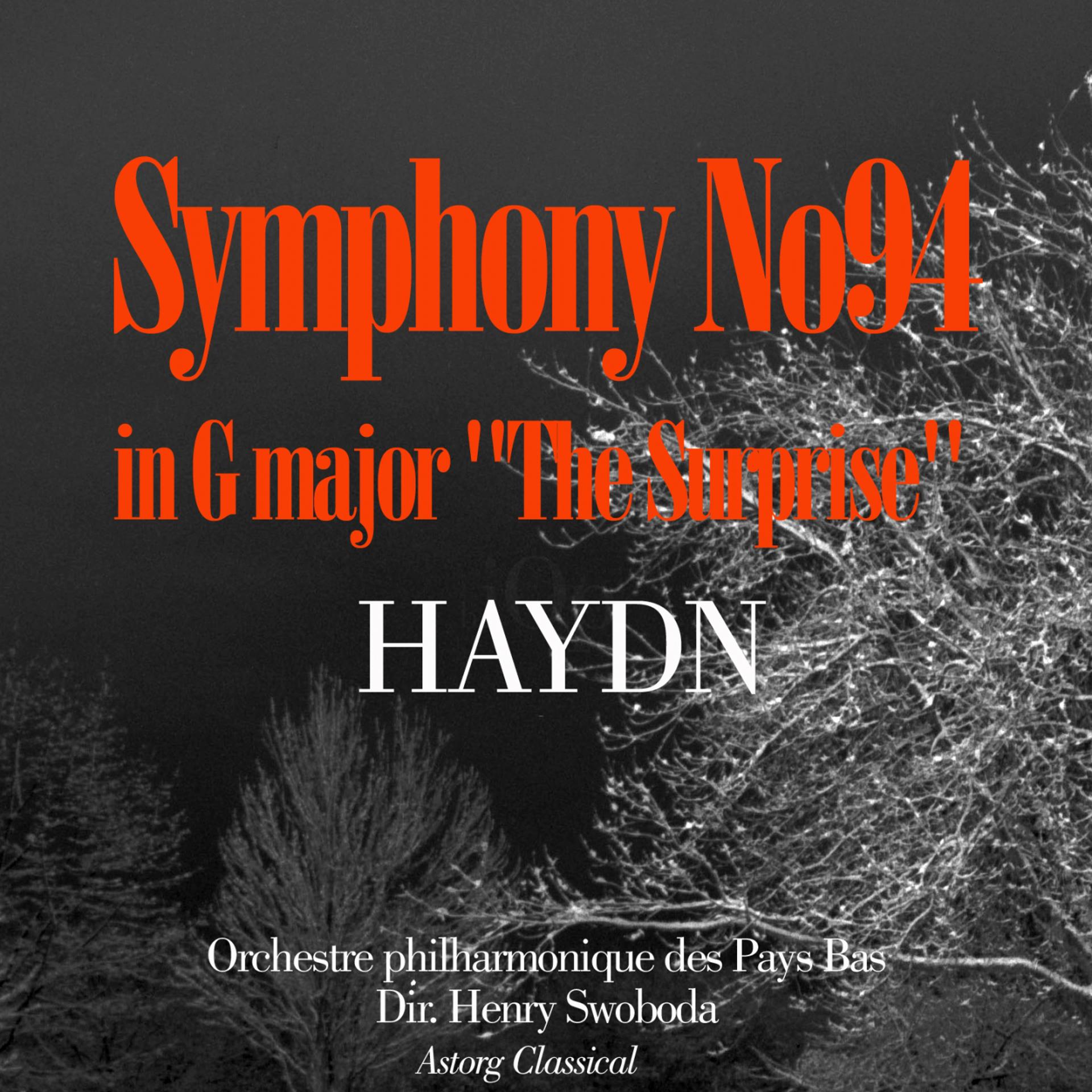 Постер альбома Haydn : Symphony No. 94 in G major , "The Surprise"