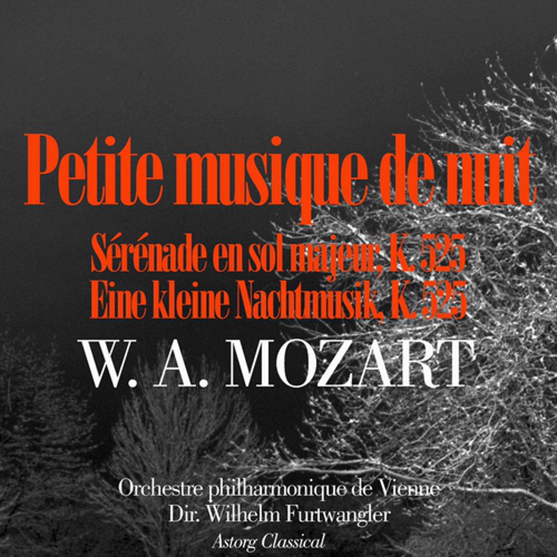 Постер альбома Mozart : Une petite musique de nuit - Sérénade en sol majeur, K. 525