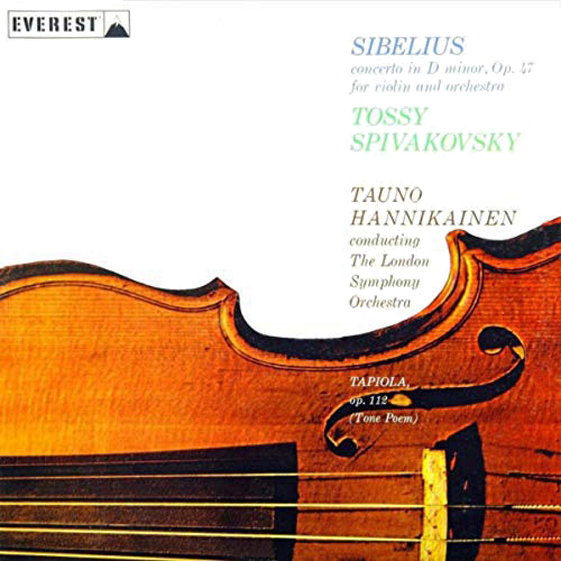 Постер альбома Sibelius: Violin Concerto in D Minor & Tapiola (Tone Poem)