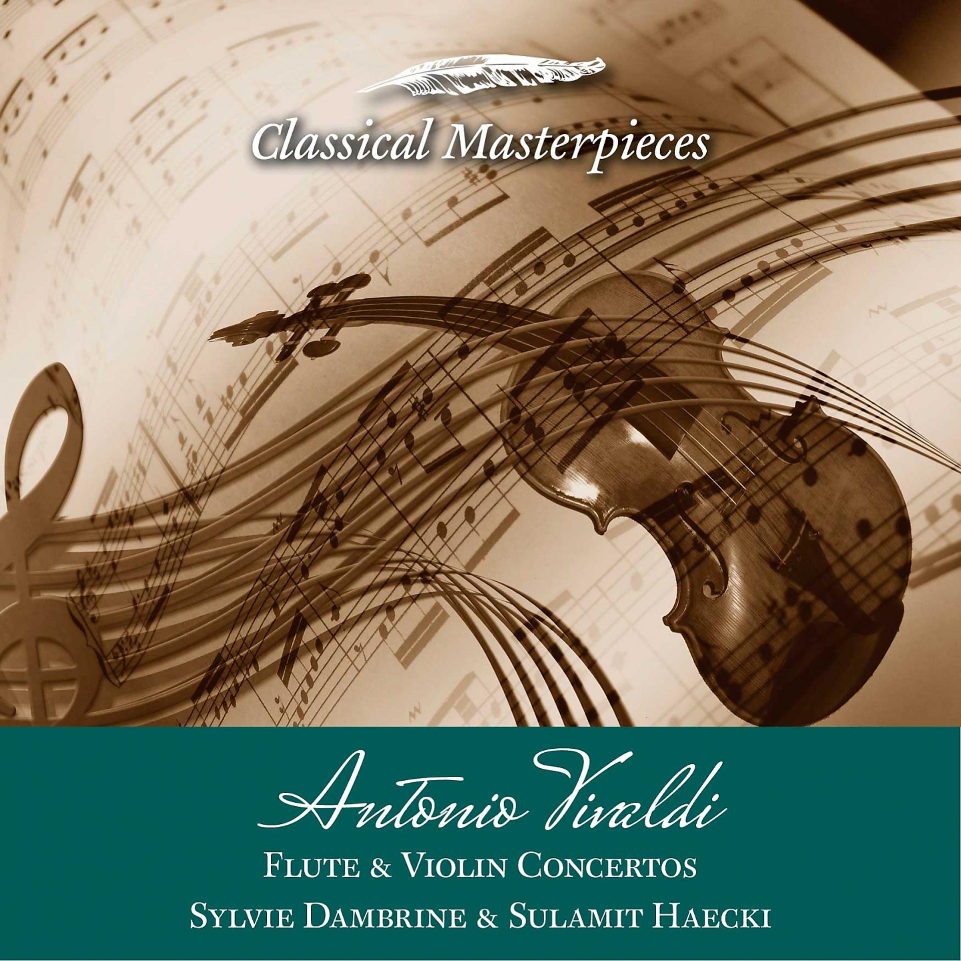 Постер альбома Antonio Vivaldi Flute & Violin Concertos Sylvie Dambrine & Sulamit Haecki