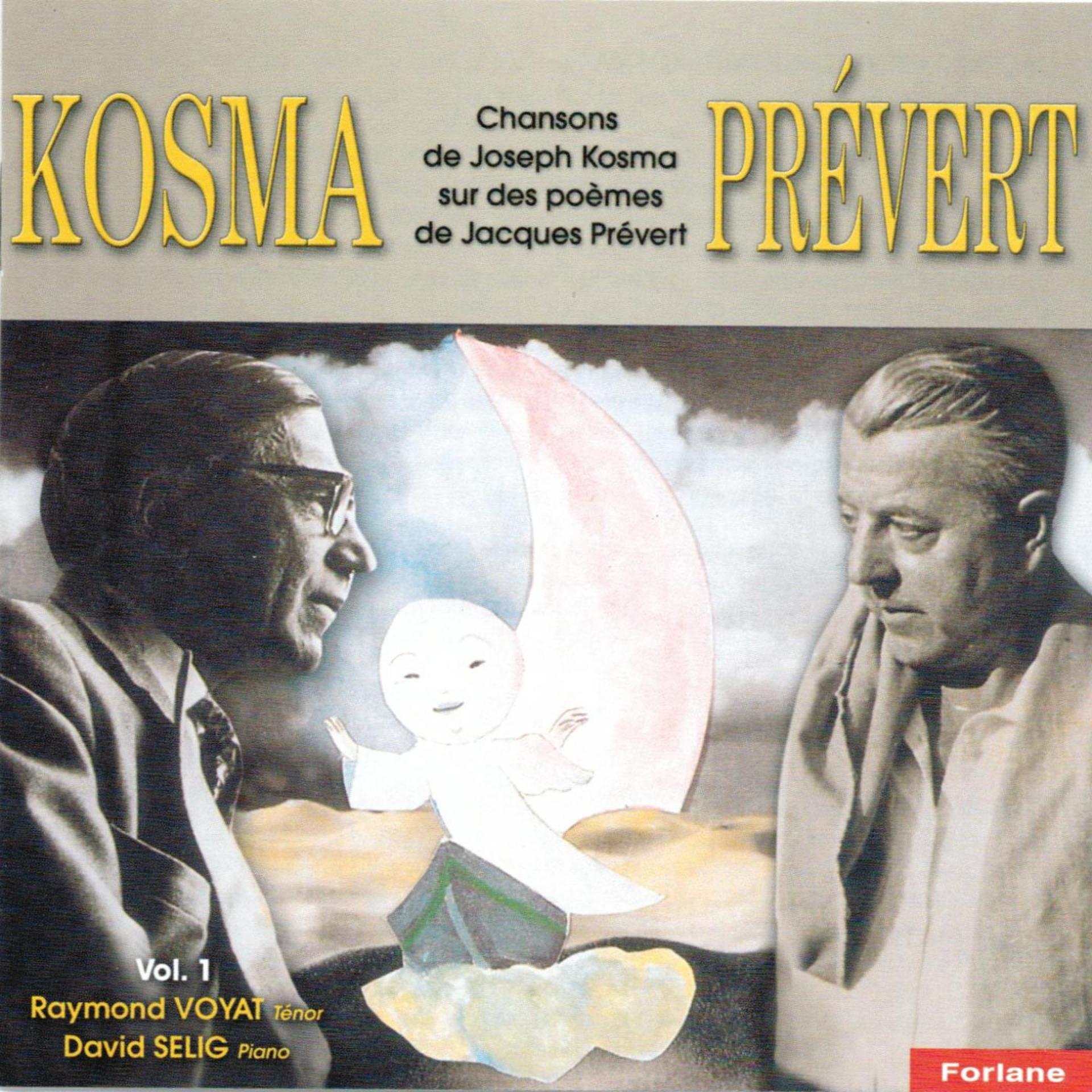 Постер альбома Chansons de Joseph Kosma sur des poèmes de Jacques Prévert, vol. 1