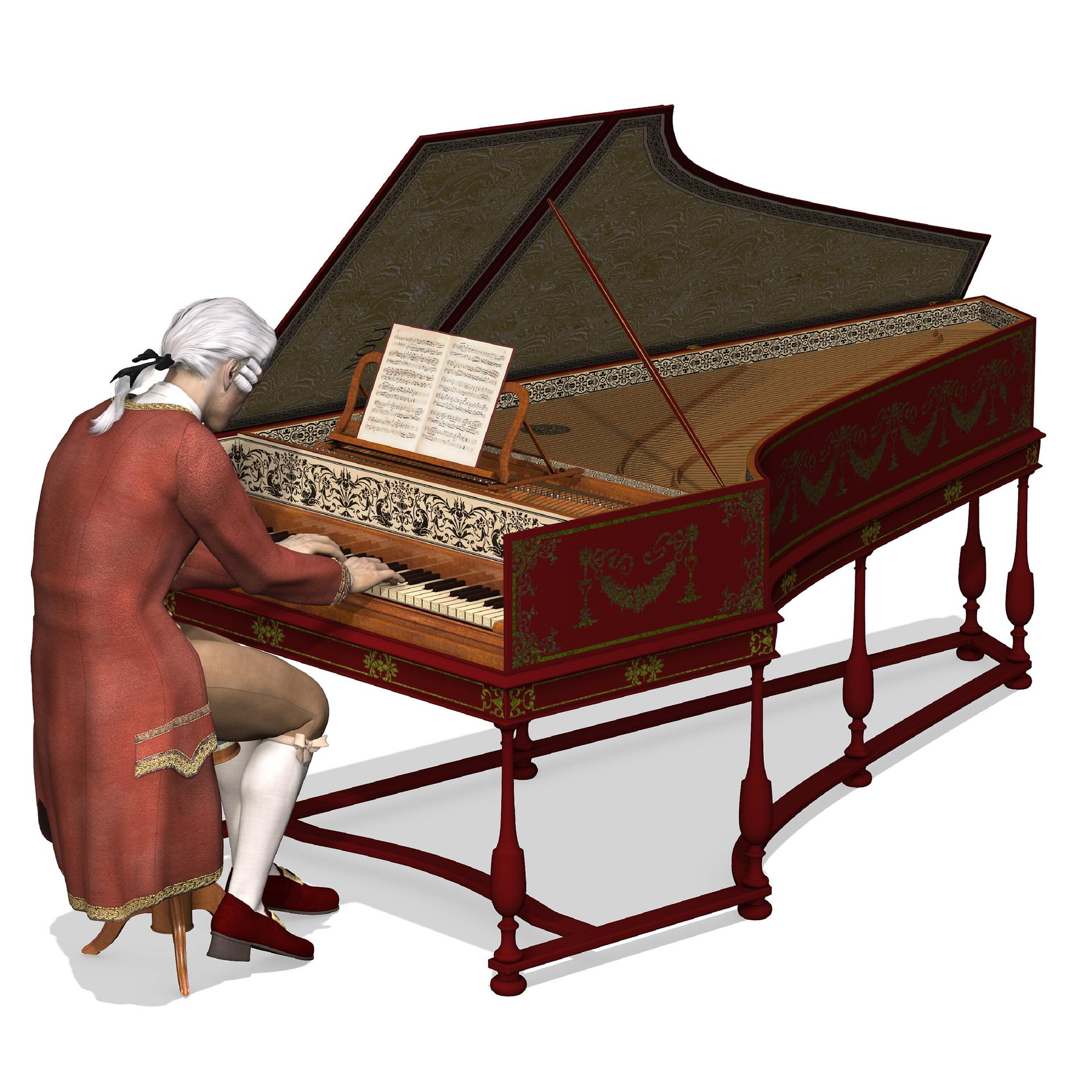 Игра на клавесине. Клавесин 18 век. Клавесин Моцарта. Человек играет на клавесине.