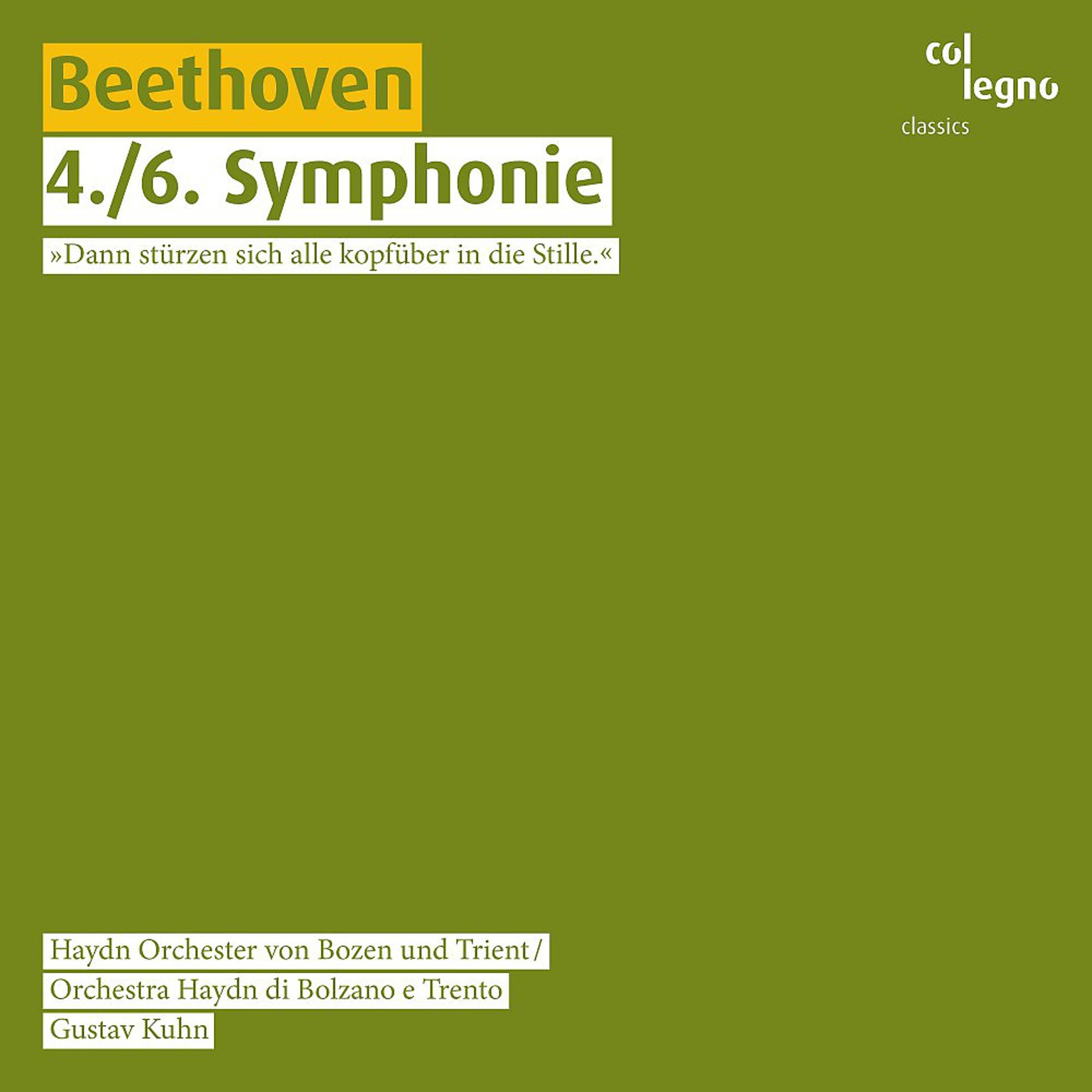 Постер альбома Beethoven: 4./6. Symphonie