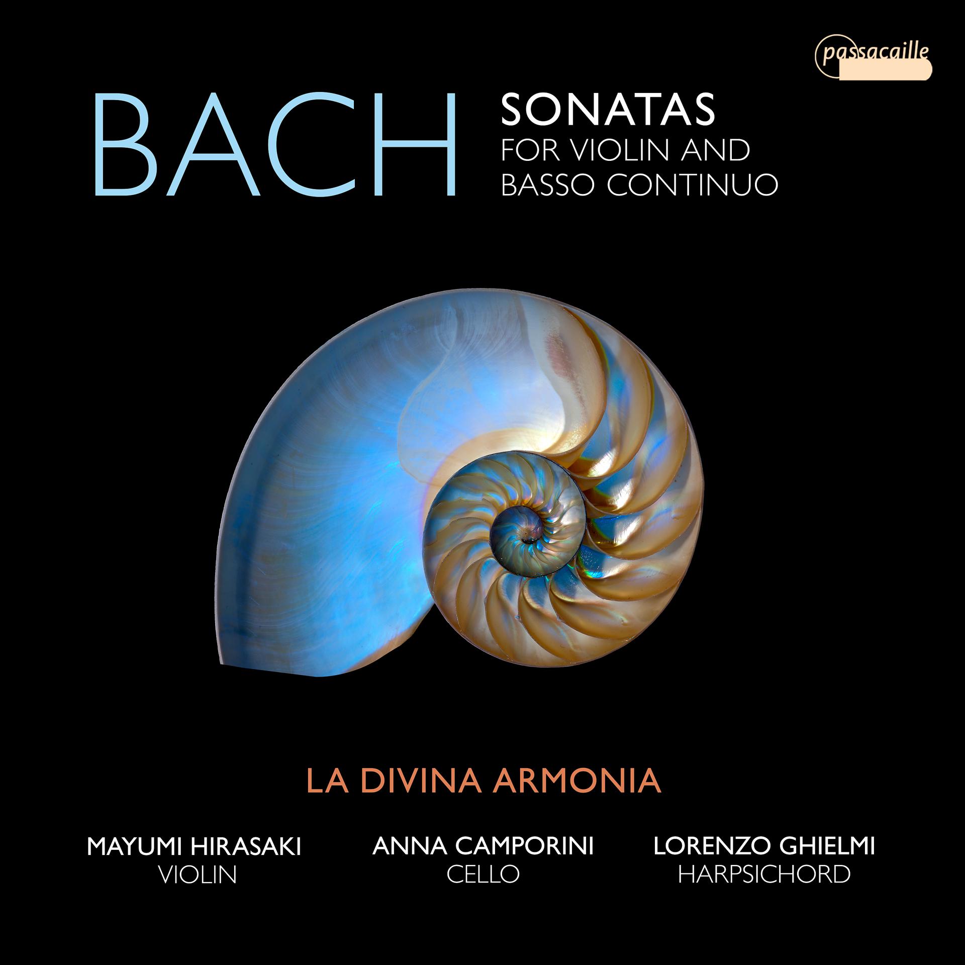 Постер альбома Bach: Sonatas for Violin and Basso Continuo, BWV 1021-1024