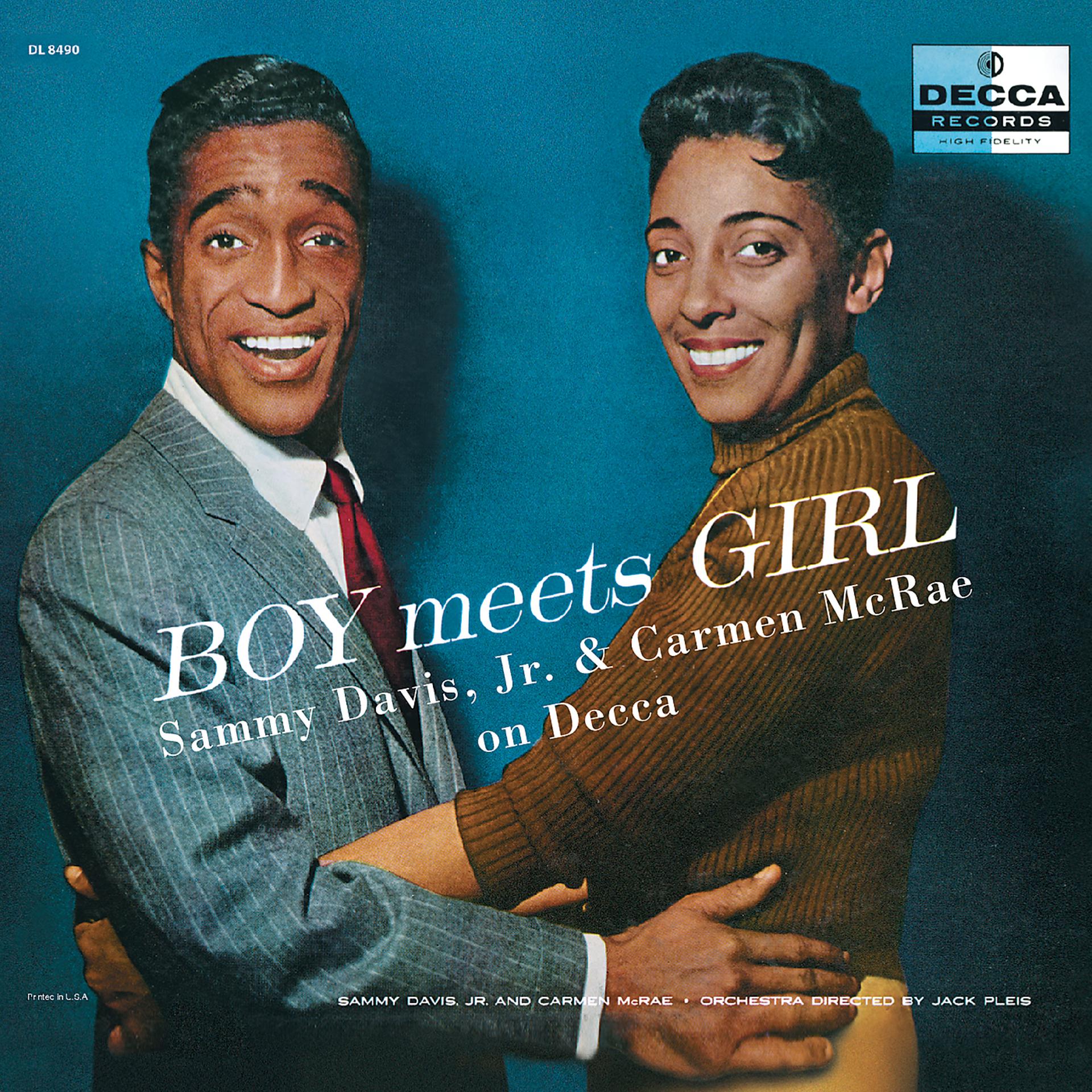 Постер альбома Boy Meets Girl: Sammy Davis Jr. And Carmen McRae On Decca