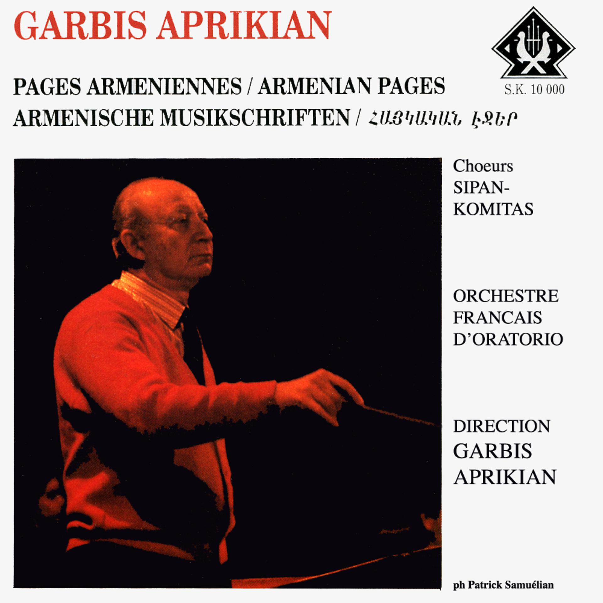 Постер альбома Aprikian: Pages Arméniennes