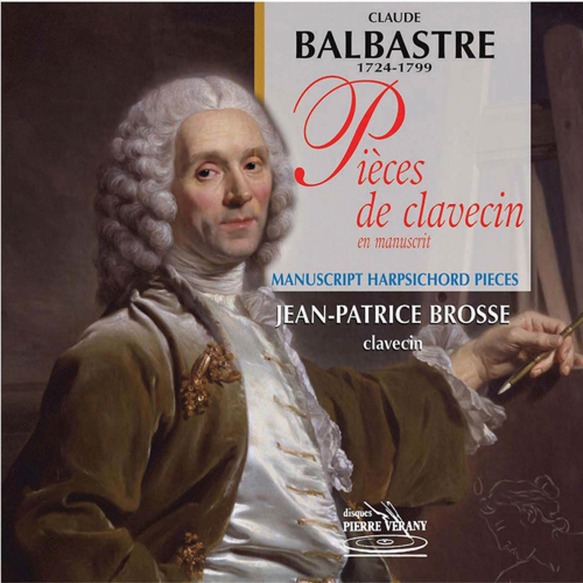 Постер альбома Balbastre : Pièces de clavecin