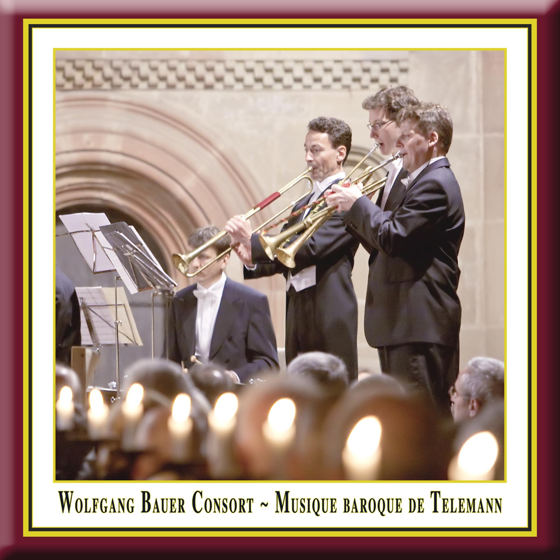 Постер альбома Musique Baroque De Telemann - performed according to the traditions of the time by Wolfgang Bauer Consort