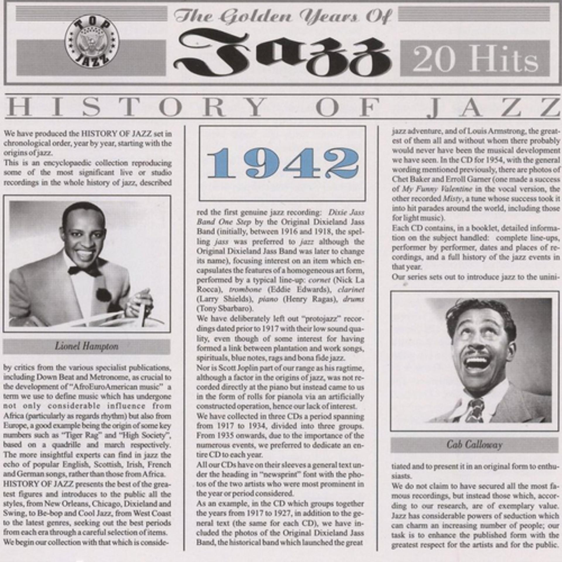 Постер альбома History Of Jazz 1942