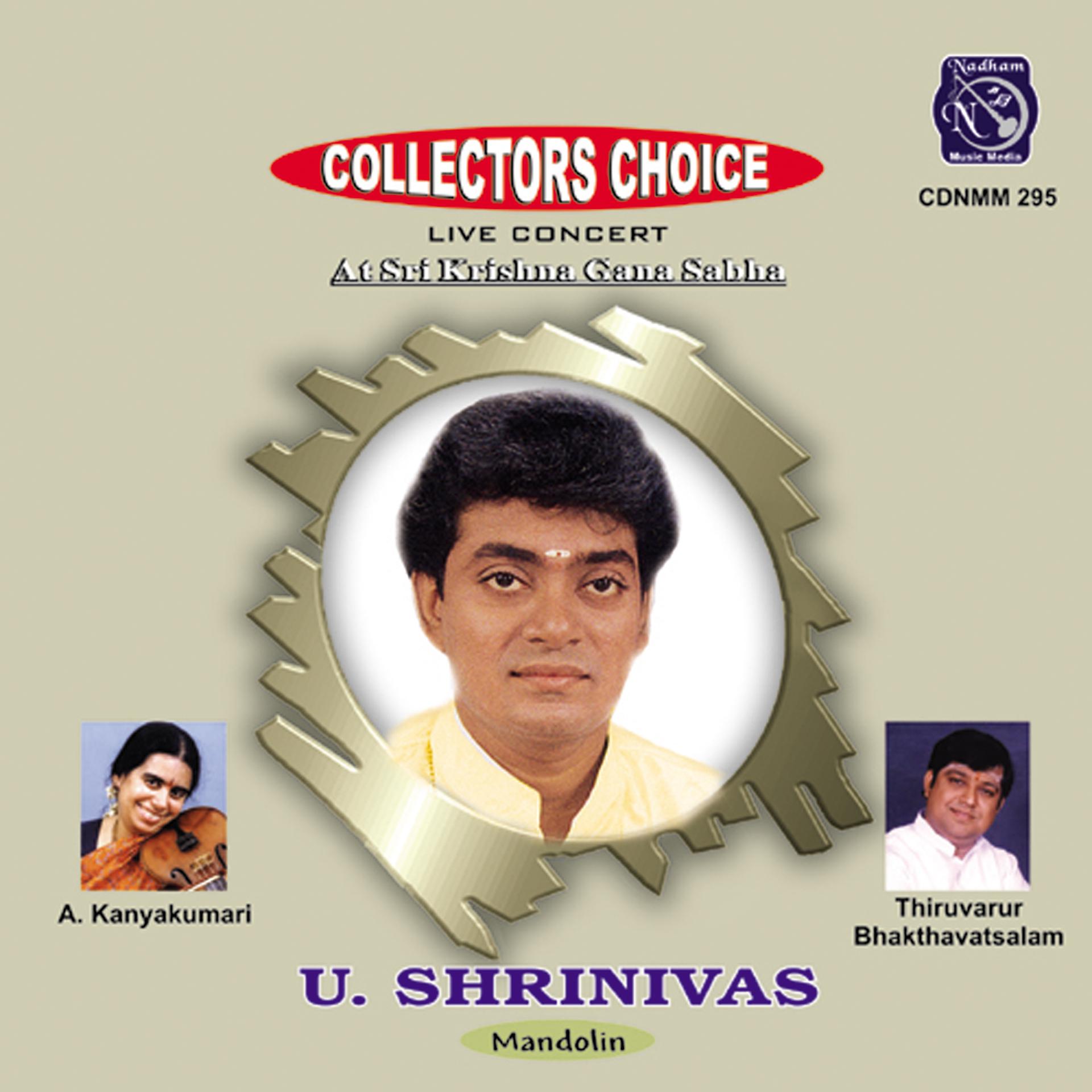 Постер альбома Collectors Choice - U. Srinivas (Live)