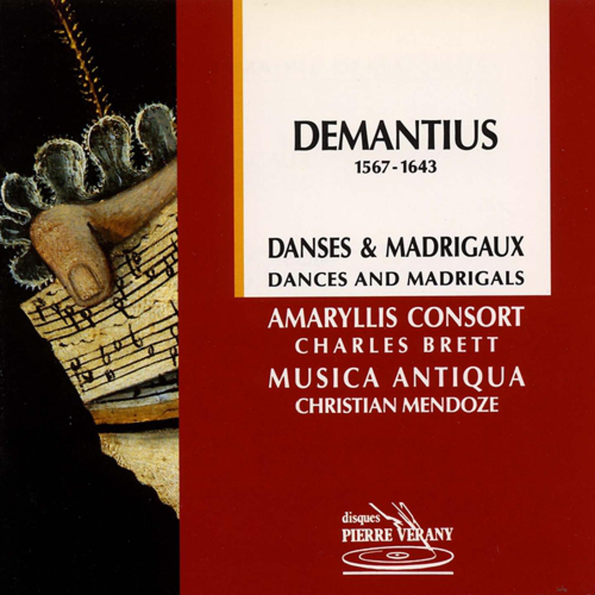 Постер альбома Demantius : Danses & madrigaux