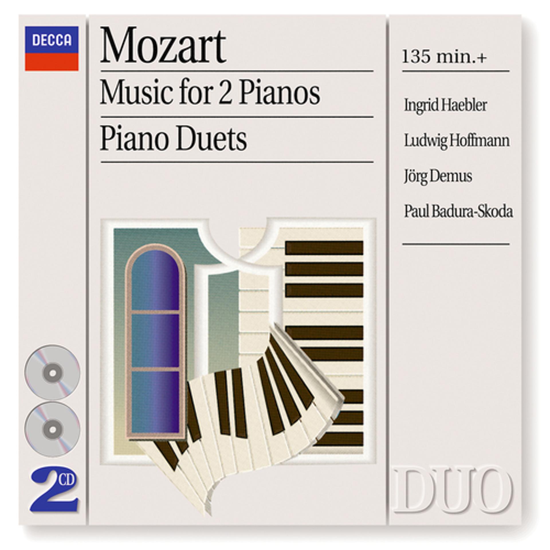 Постер альбома Mozart: Music for 2 Pianos; Piano Duets