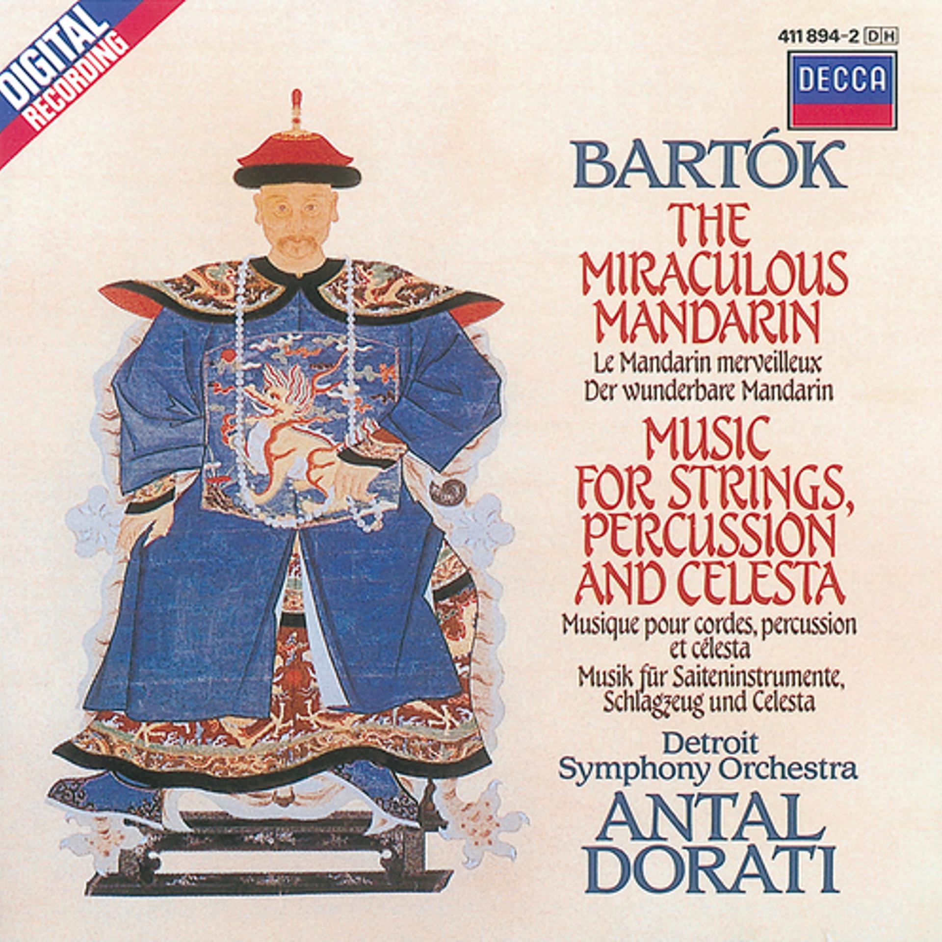 Постер альбома Bartók: The Miraculous Mandarin; Music for Strings, Percussion & Celesta
