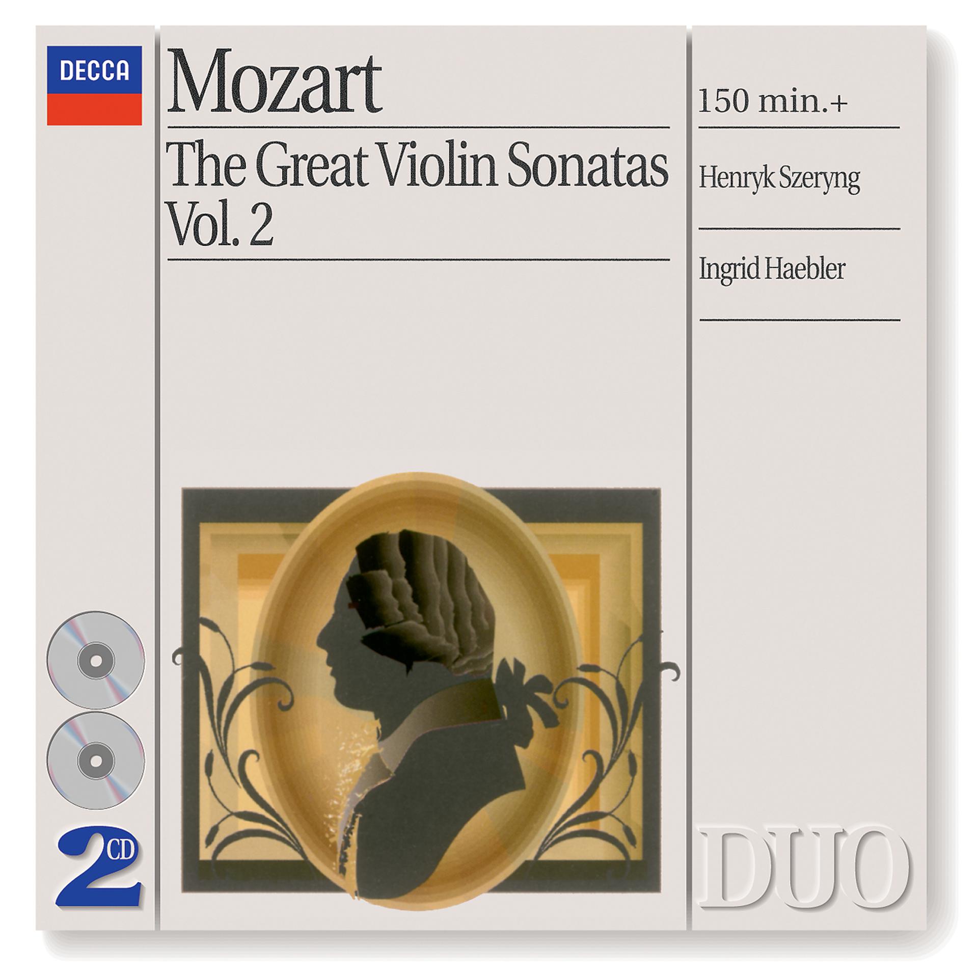 Постер альбома Mozart: The Great Violin Sonatas, Vol.2
