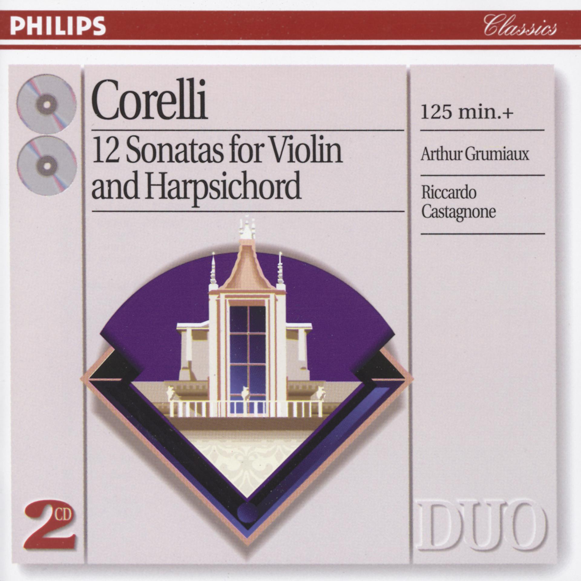 Постер альбома Corelli: 12 Sonatas for Violin & Harpsichord