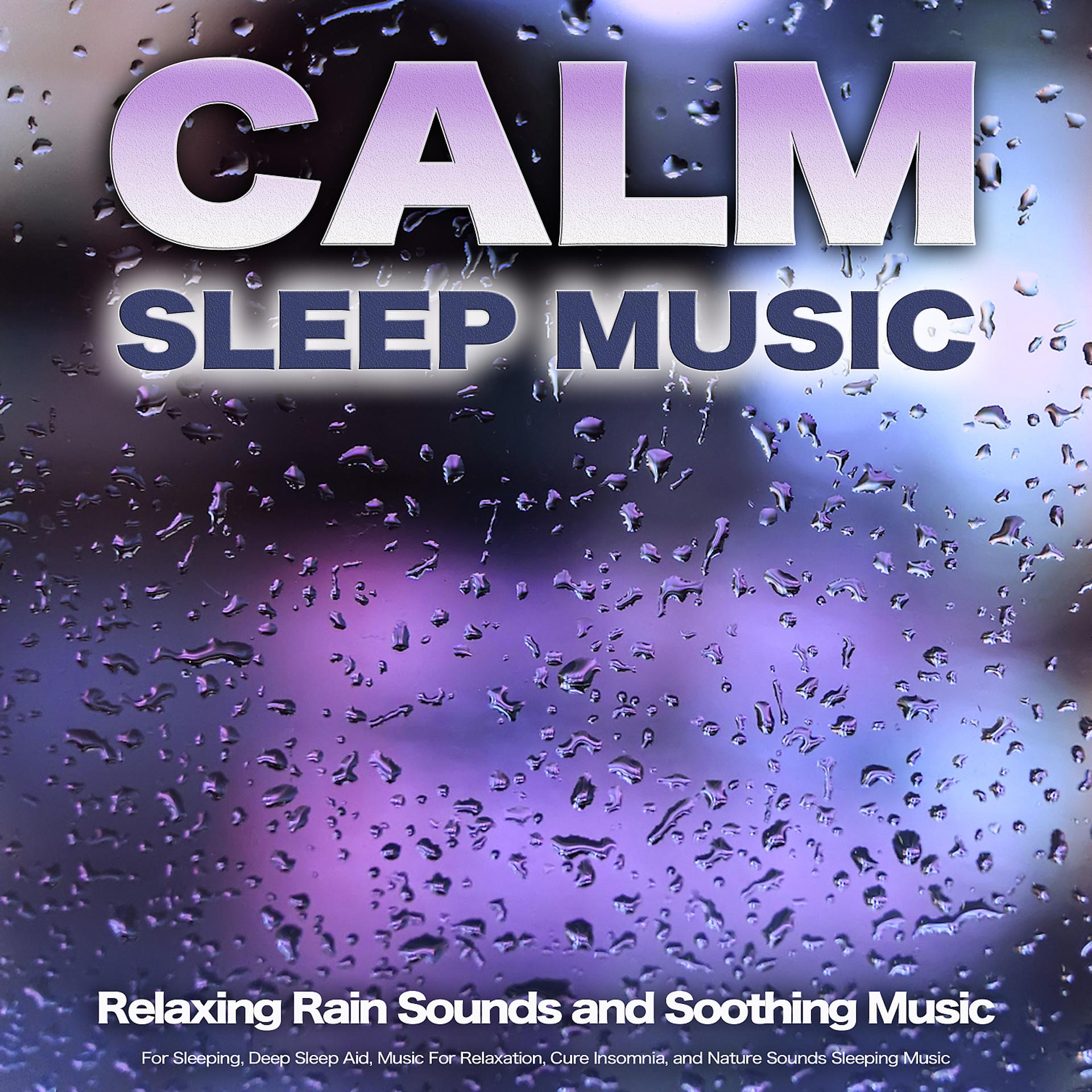 Постер альбома Calm Sleep Music: Relaxing Rain Sounds and Soothing Music For Sleeping, Deep Sleep Aid, Music For Relaxation, Cure Insomnia, and Nature Sounds Sleeping Music