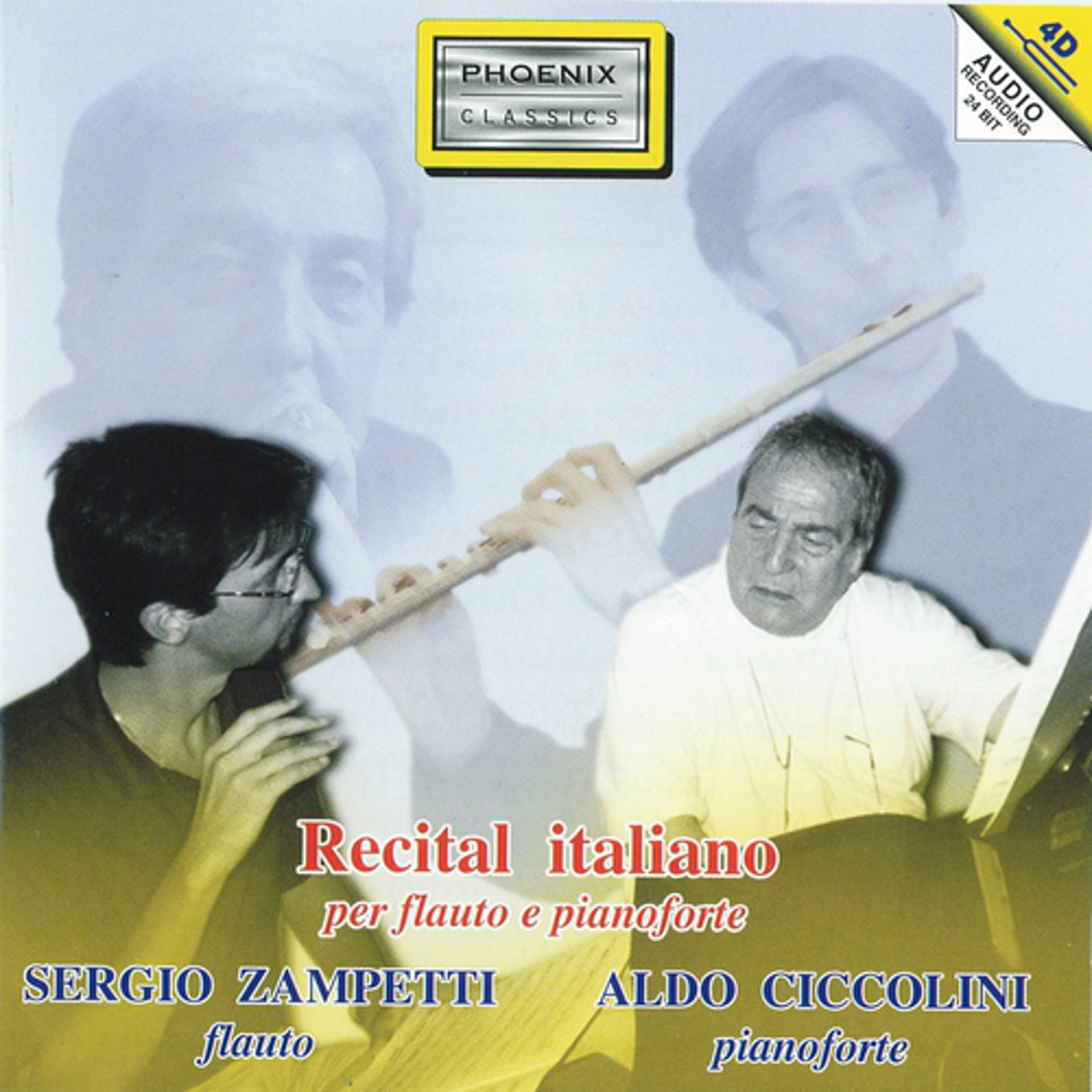 Постер альбома Recital italiano per flauto e pianoforte