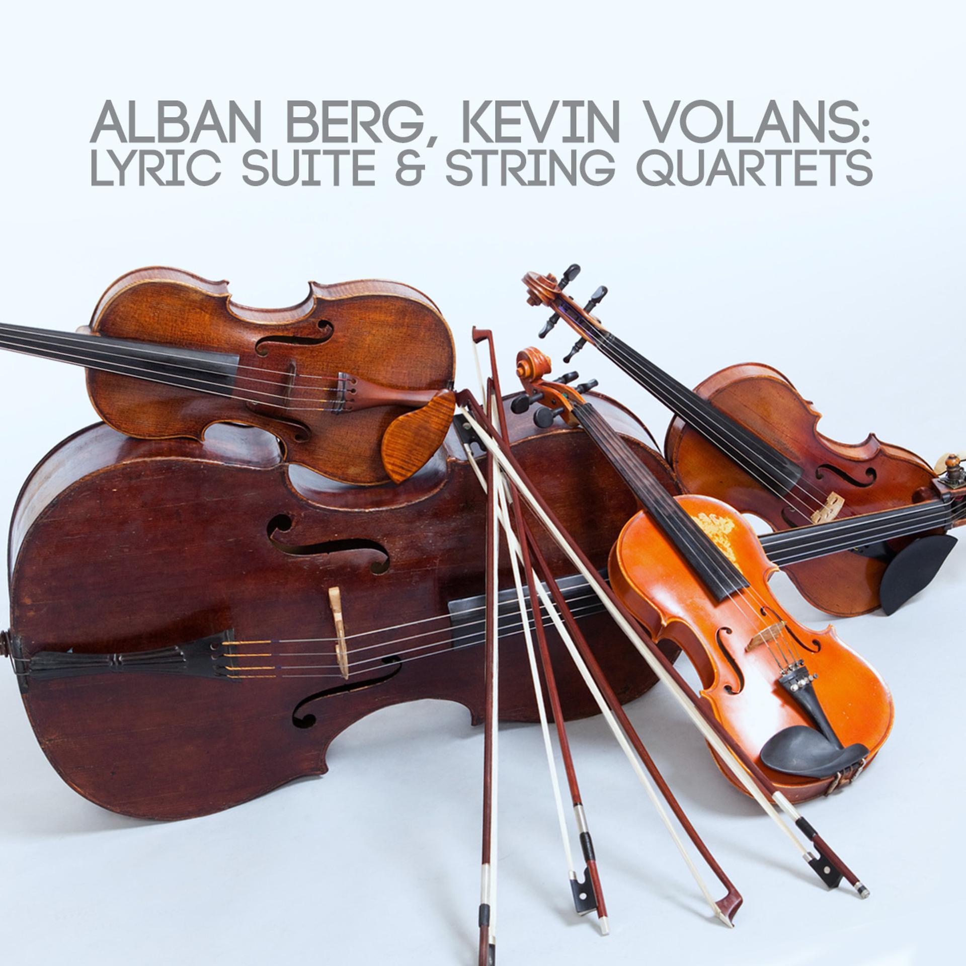 Постер альбома Alban Berg, Kevin Volans: Lyric Suite & String Quartets