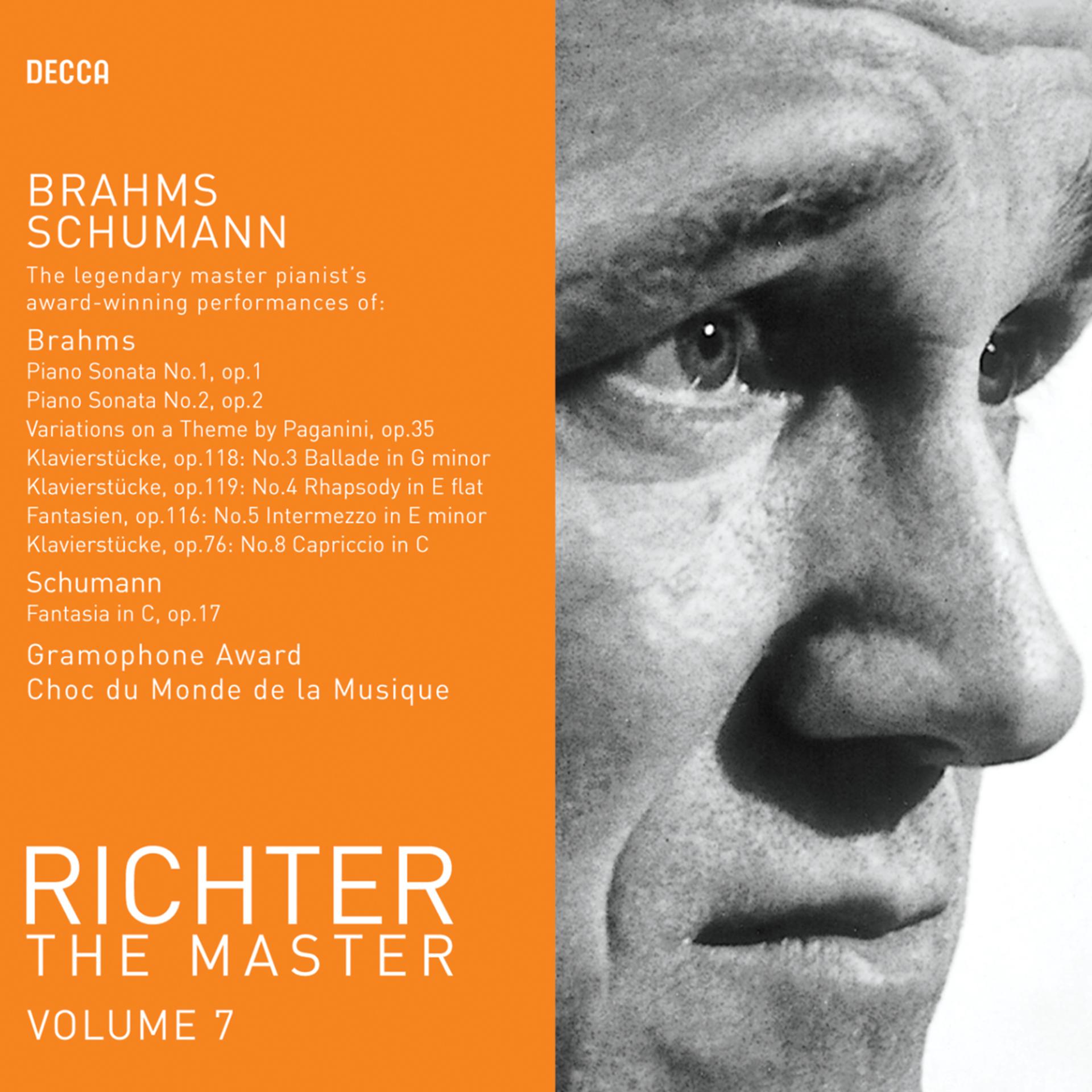Постер альбома Richter the Master - Brahms & Schumann