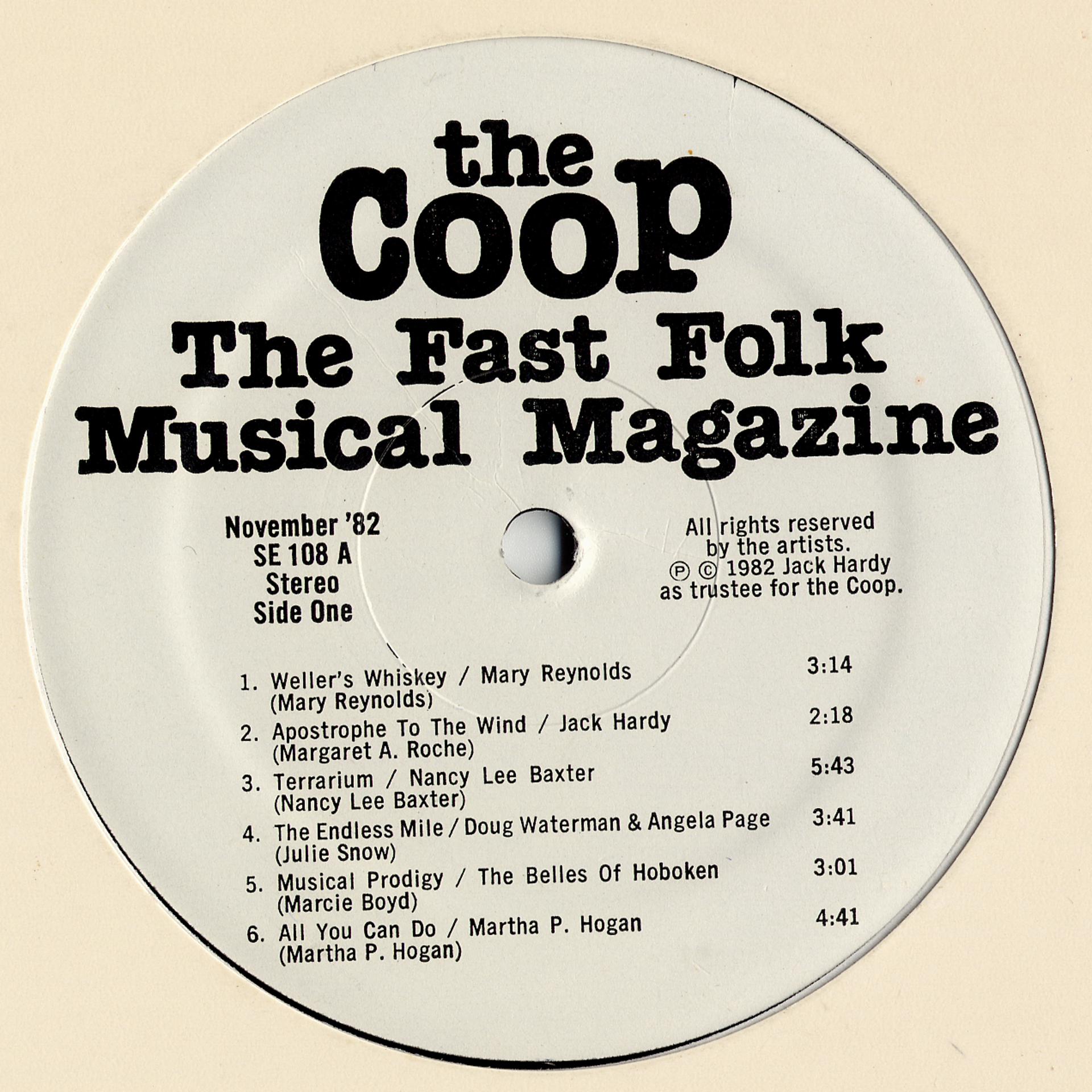 Постер альбома CooP - Fast Folk Musical Magazine (Vol. 1, No. 8)