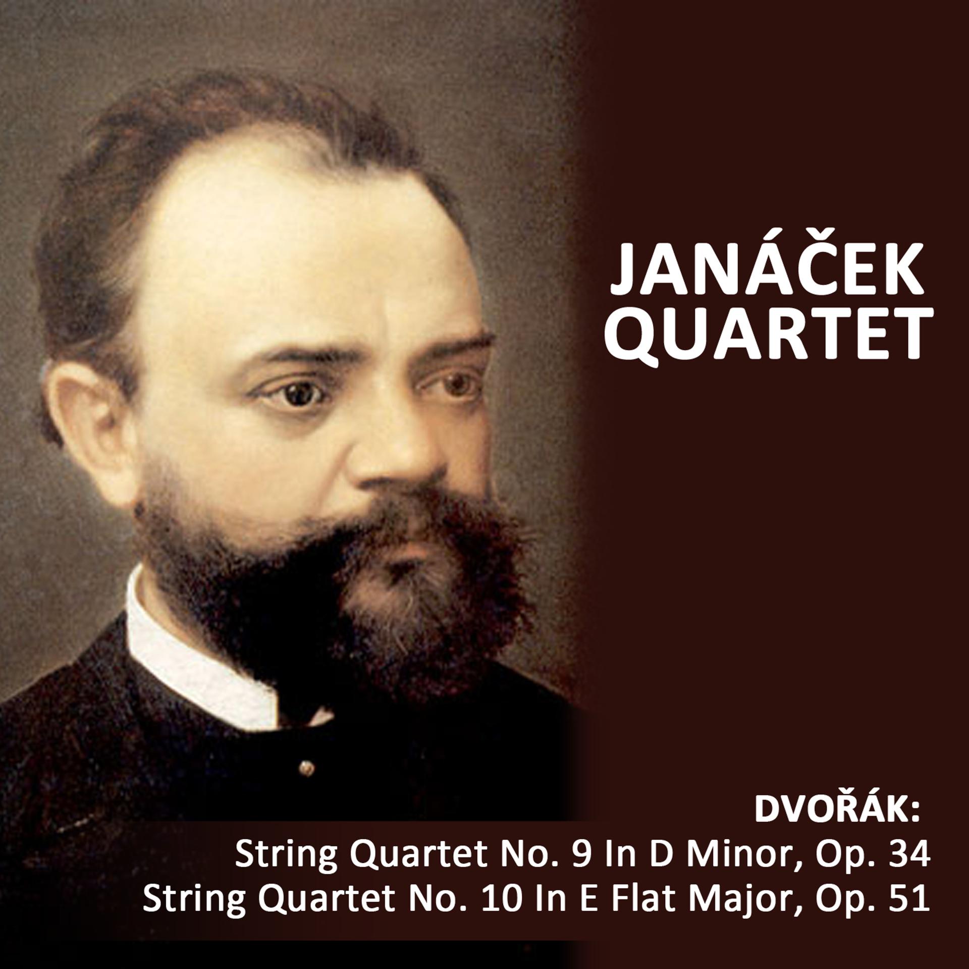 Постер альбома Dvořák: String Quartet No. 9 In D Minor, Op. 34 - String Quartet No. 10 In E Flat Major, Op. 51