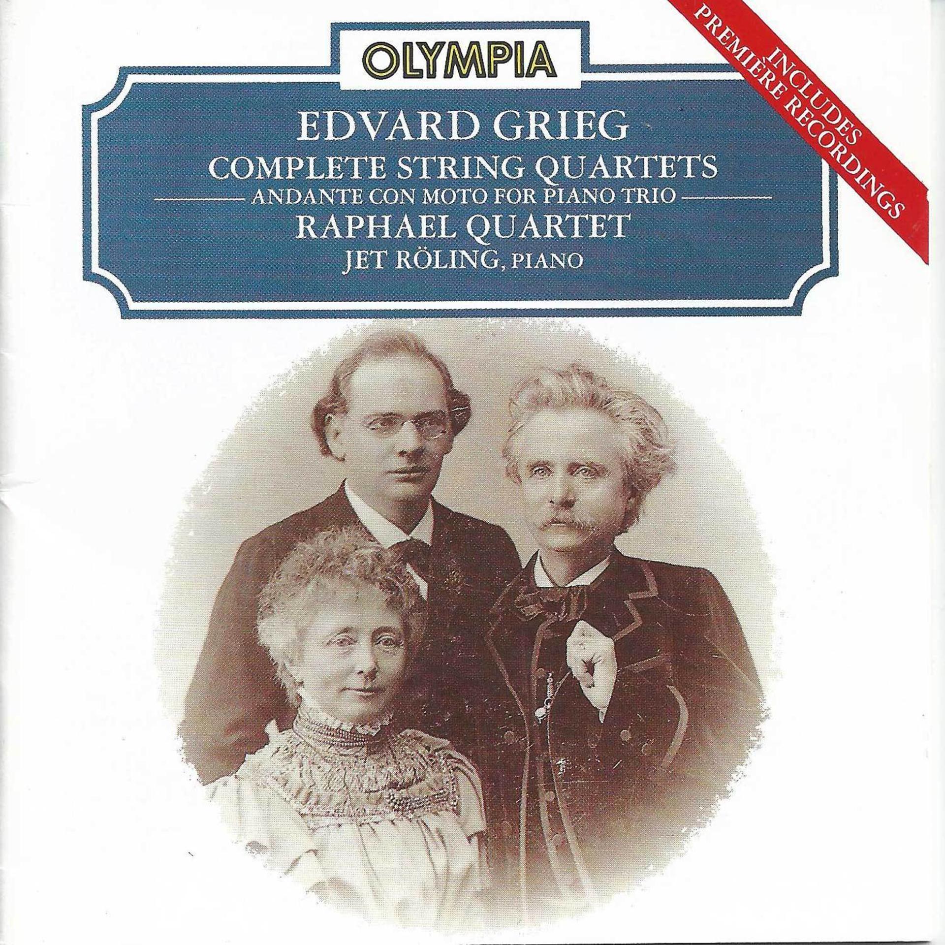 Постер альбома Edvard Grieg: Complete String Quartets