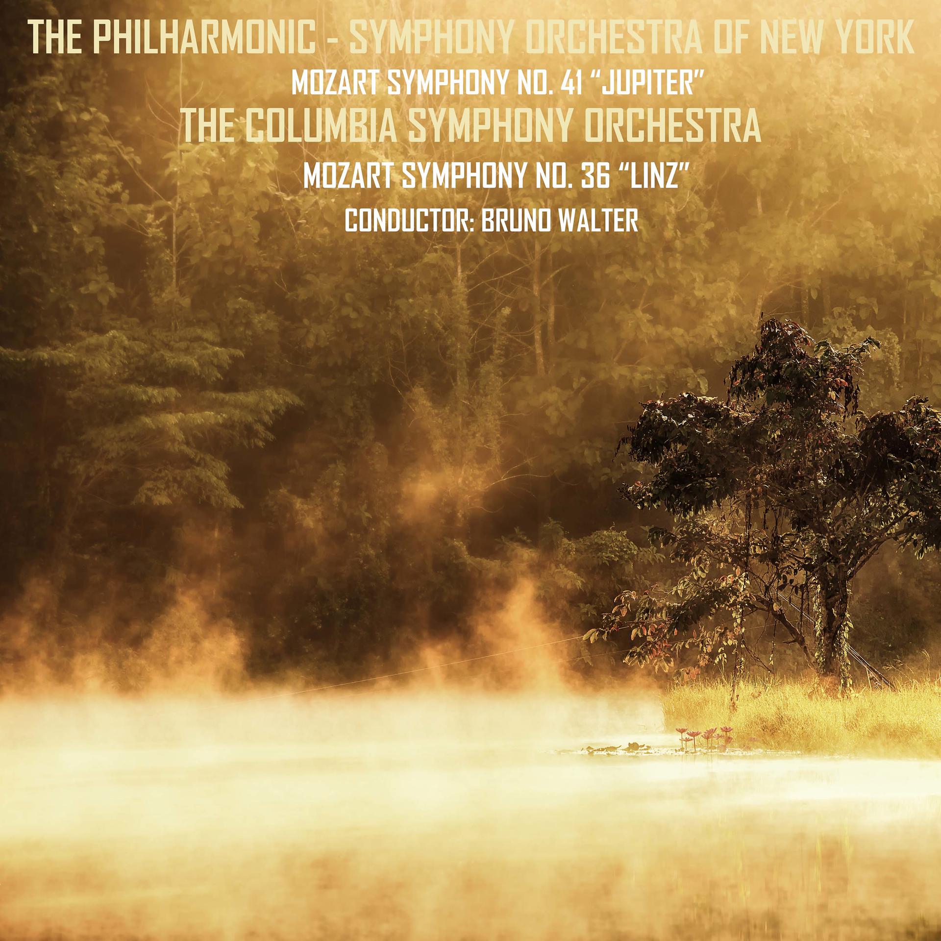 Постер альбома Mozart Symphony No. 41 "Jupiter" & Symphony No. 36 "Linz"