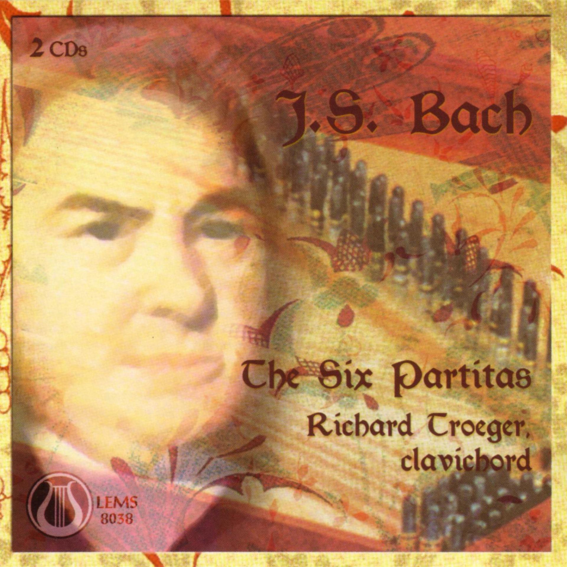 Постер альбома Johann Sebastian Bach: The Six Partitas, Bach on Clavichord vol 1