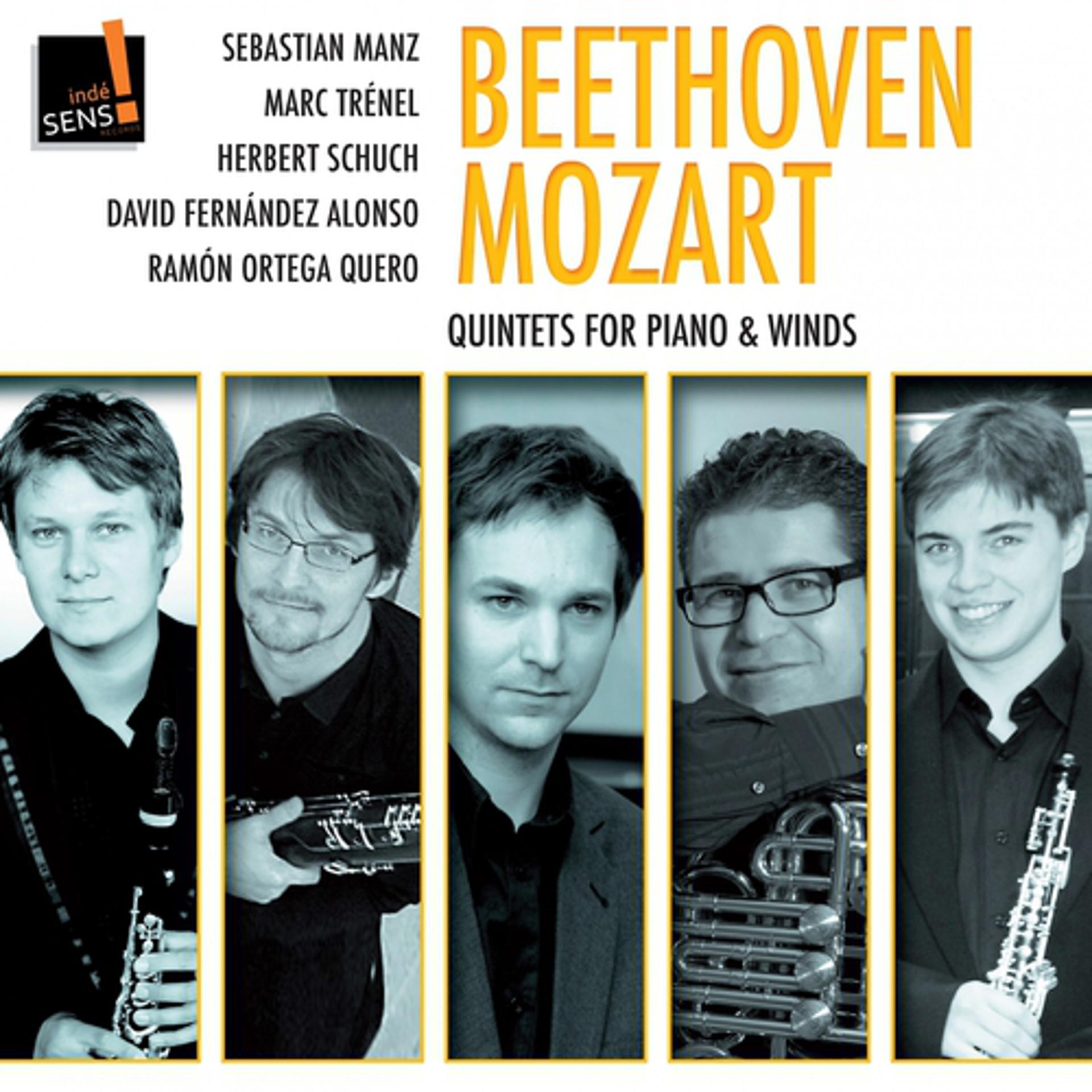 Постер альбома Mozart & Beethoven : Quintettes pour piano et vents (Quintettes pour piano et vents, quintets for piano and winds)