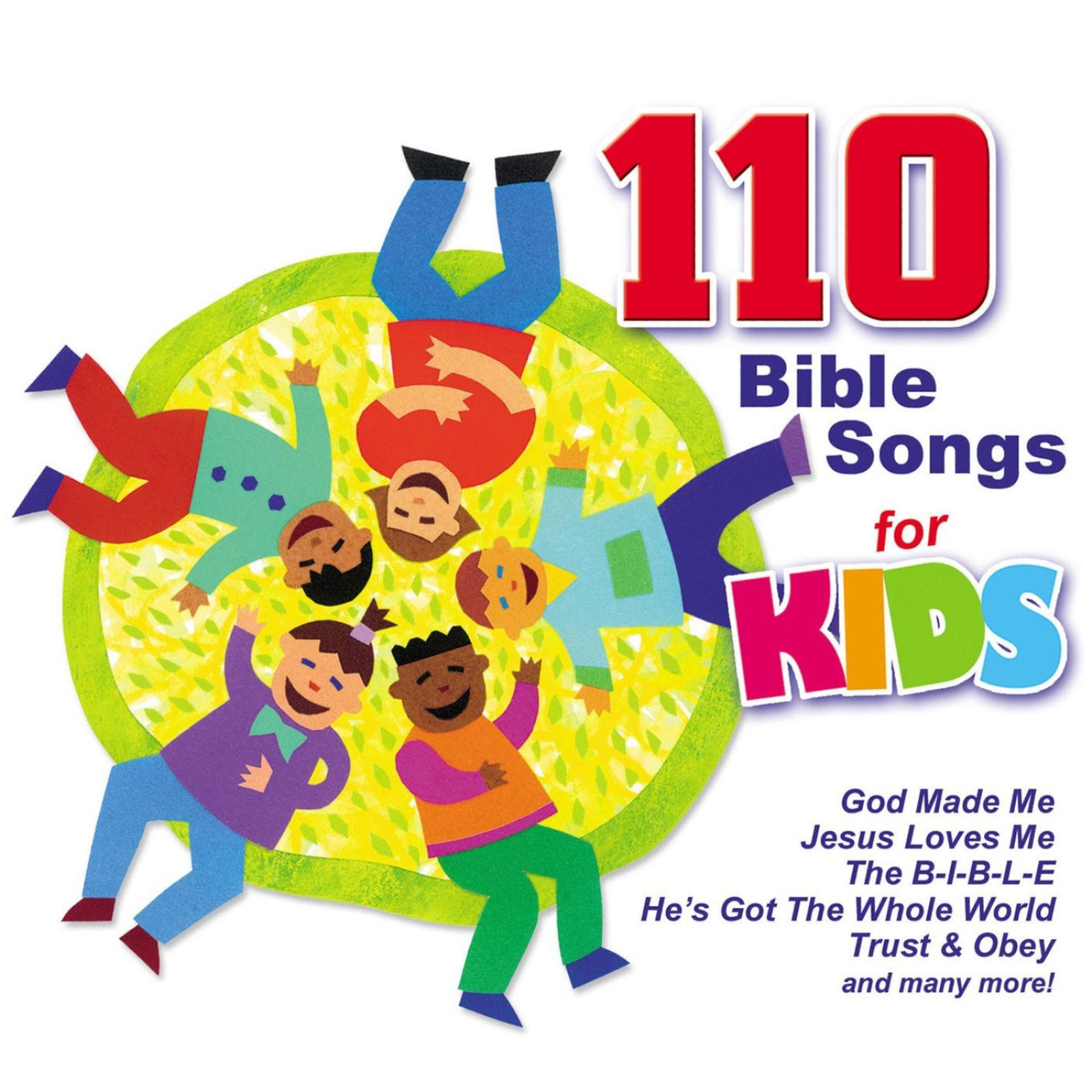 Постер альбома 110 Bible Songs For Kids