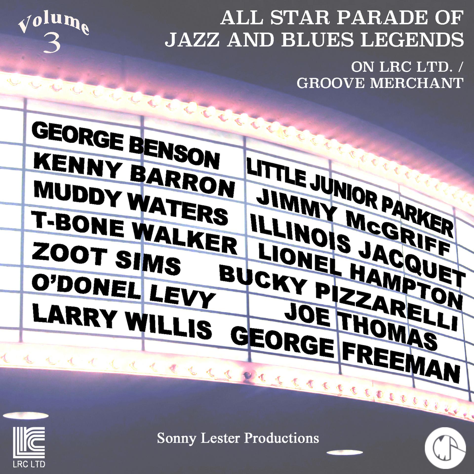 Постер альбома All Star Parade of Jazz and Blues Legends, Vol. 3