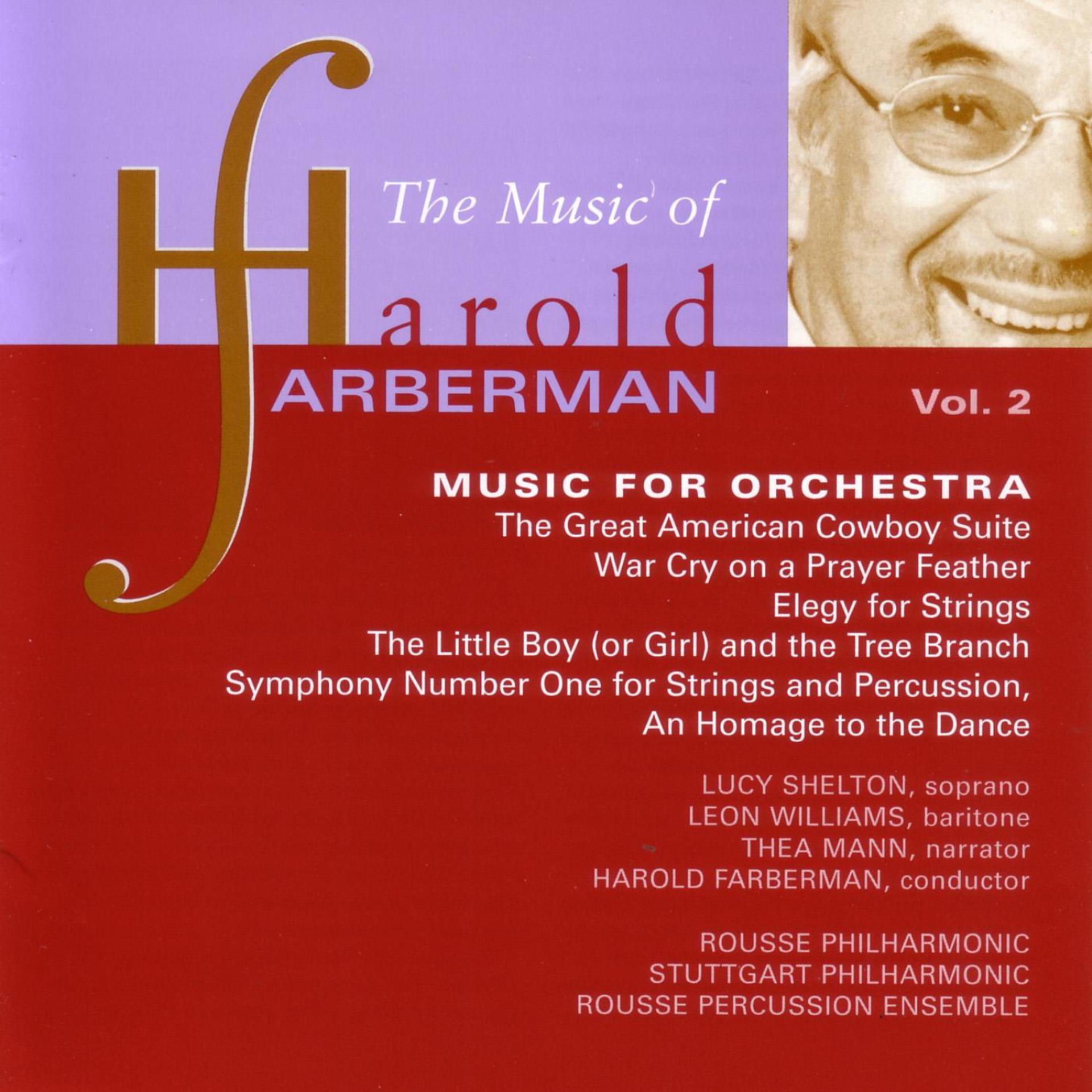 Постер альбома Music of Harold Farberman, Vol. 2