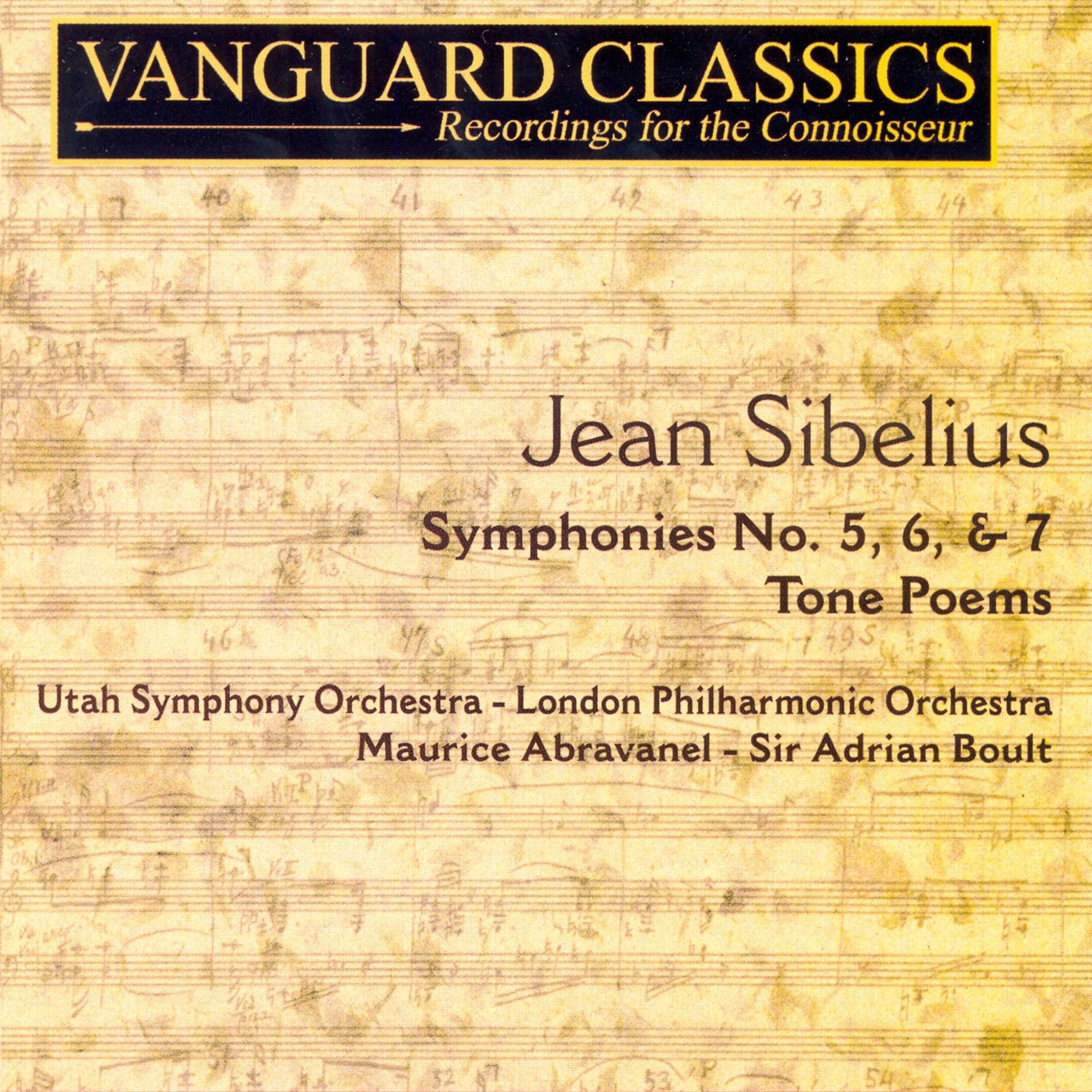Постер альбома Sibelius: Tone Poems & Symphonies 5 - 7