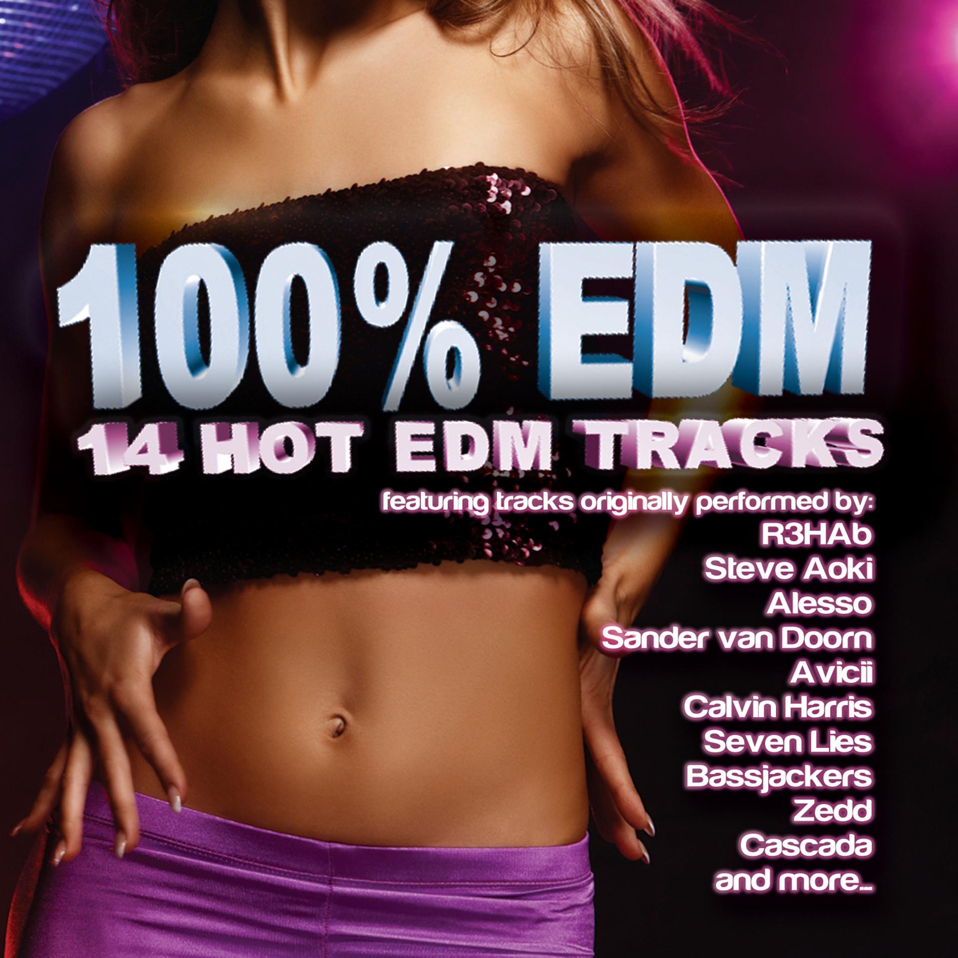 Постер альбома 100% EDM (14 Hot EDM Tracks)