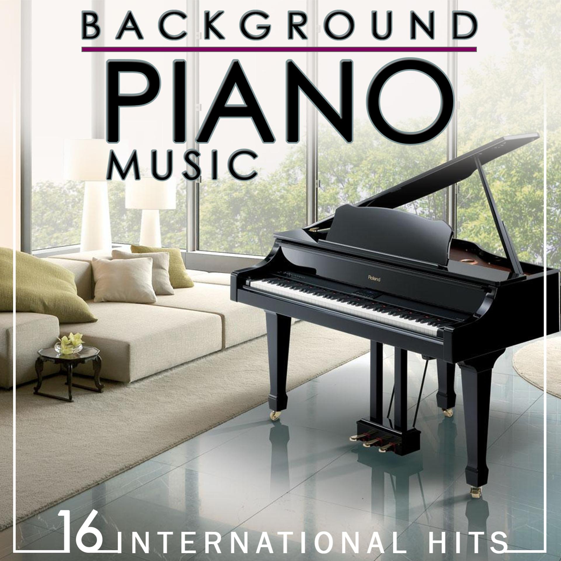 Постер альбома Background Piano Music. 16 International Hits