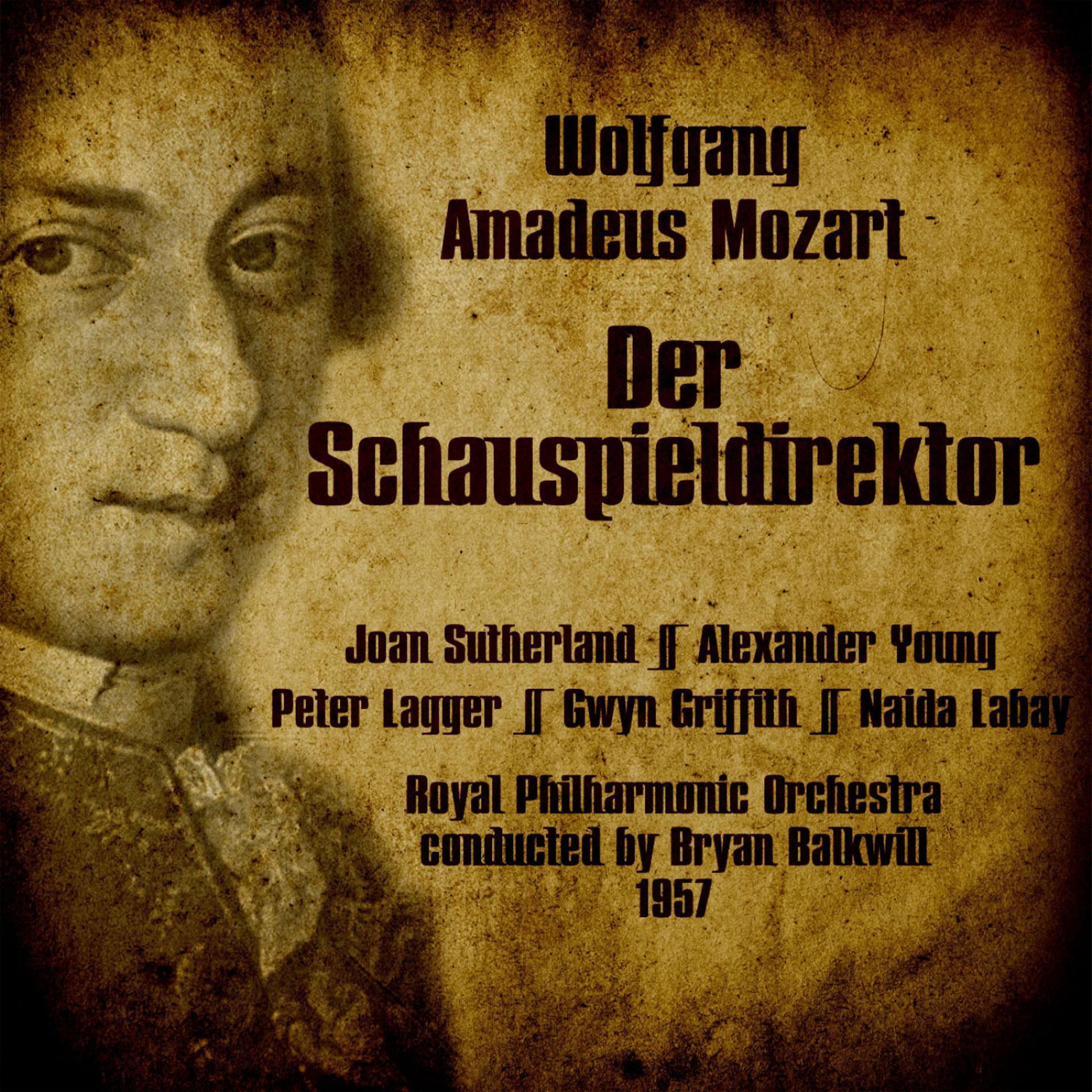 Постер альбома Wolfgang Amadeus Mozart: Der Schauspieldirektor "The Impresario" (1957)