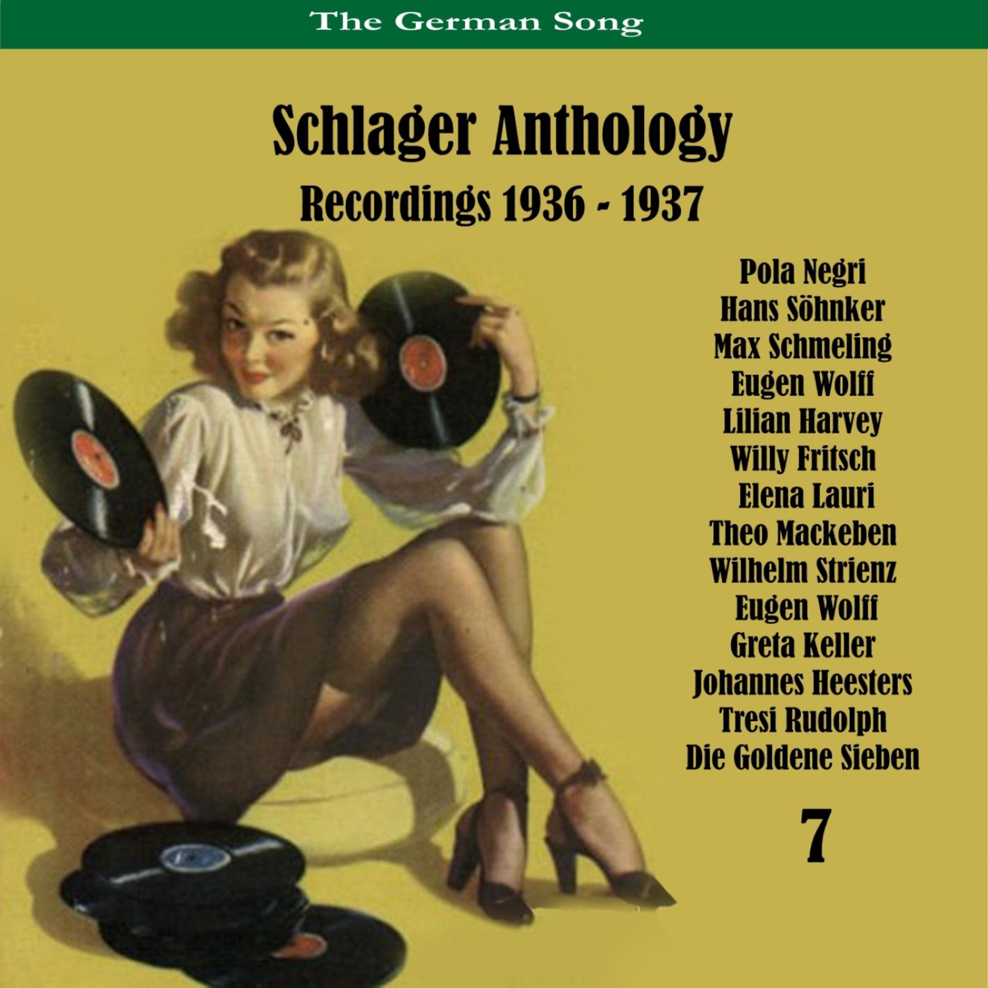 Постер альбома The German Song: Schlager Anthology Recordings (1936 - 1937), Vol. 7