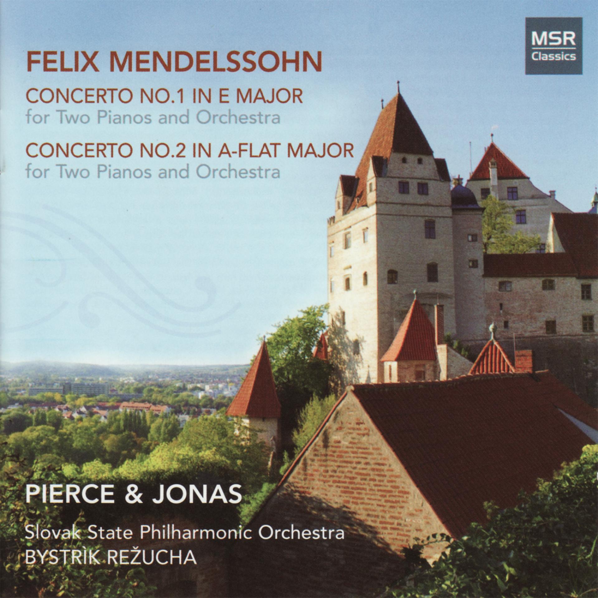 Постер альбома Mendelssohn: Concertos Nos. 1 & 2 for Two Pianos and Orchestra