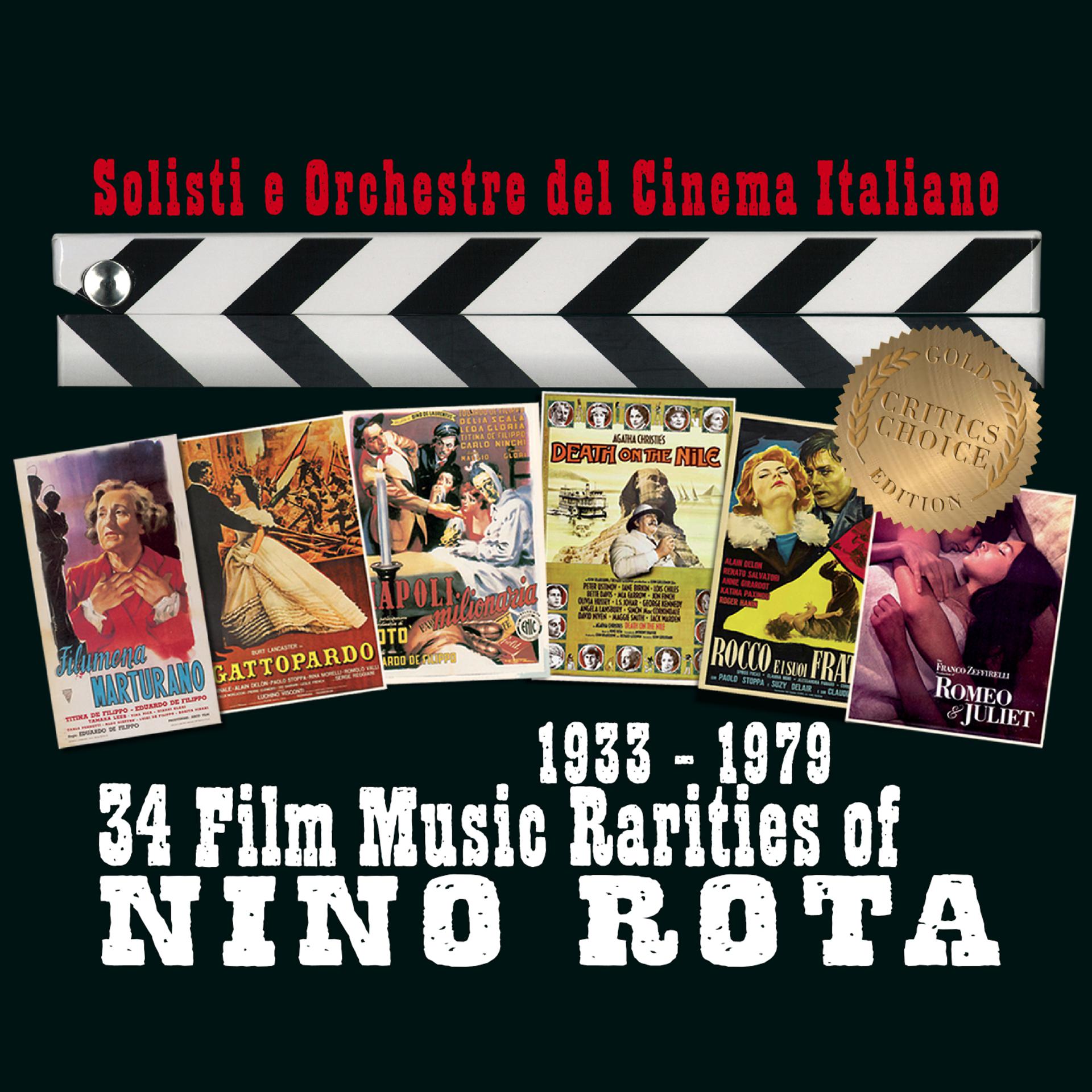 Постер альбома Nino Rota - 34 Film Music Rarities 1933-1979