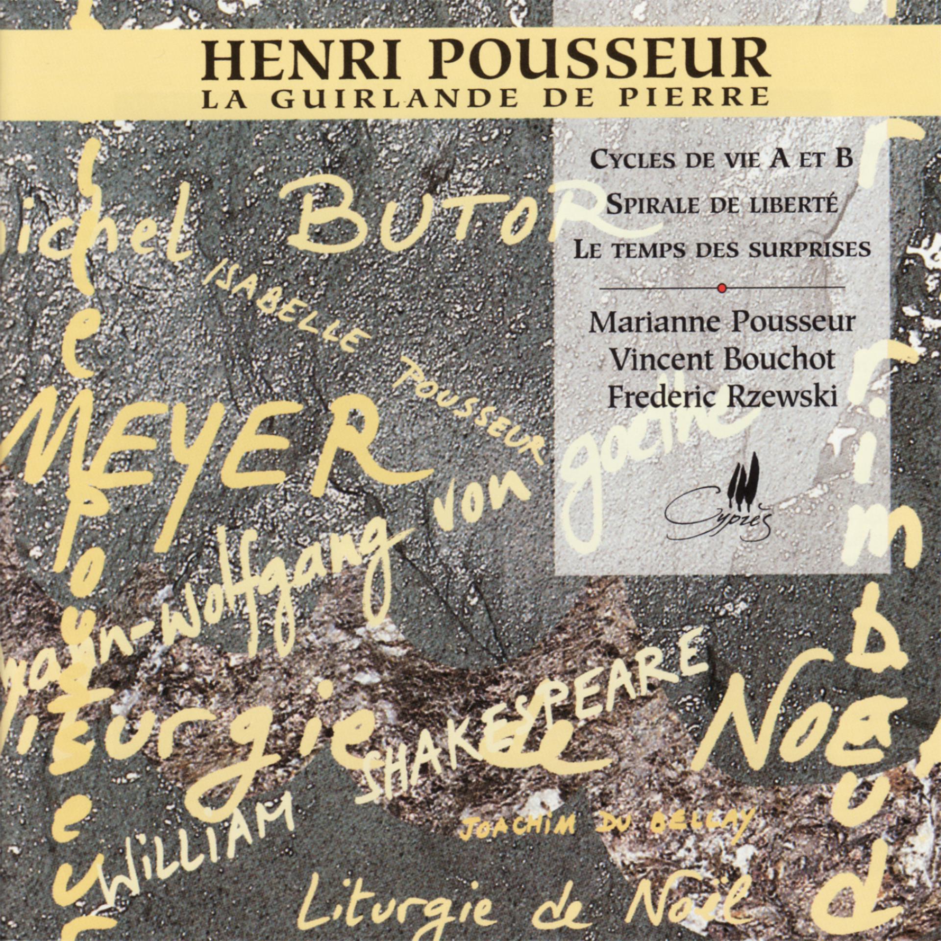 Постер альбома Pousseur: La Guirlande de Pierre