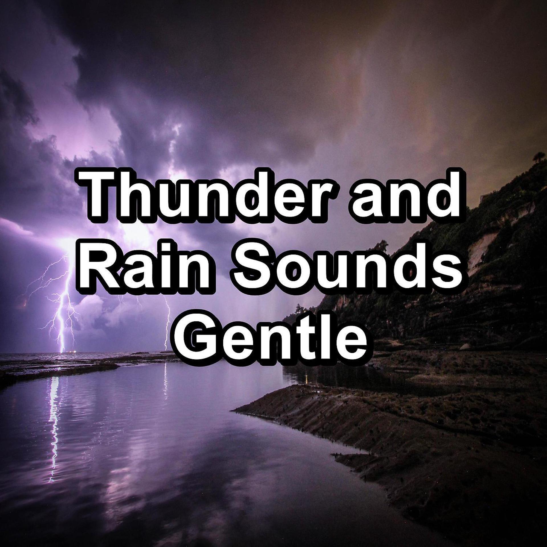 Постер альбома Thunder and Rain Sounds Gentle