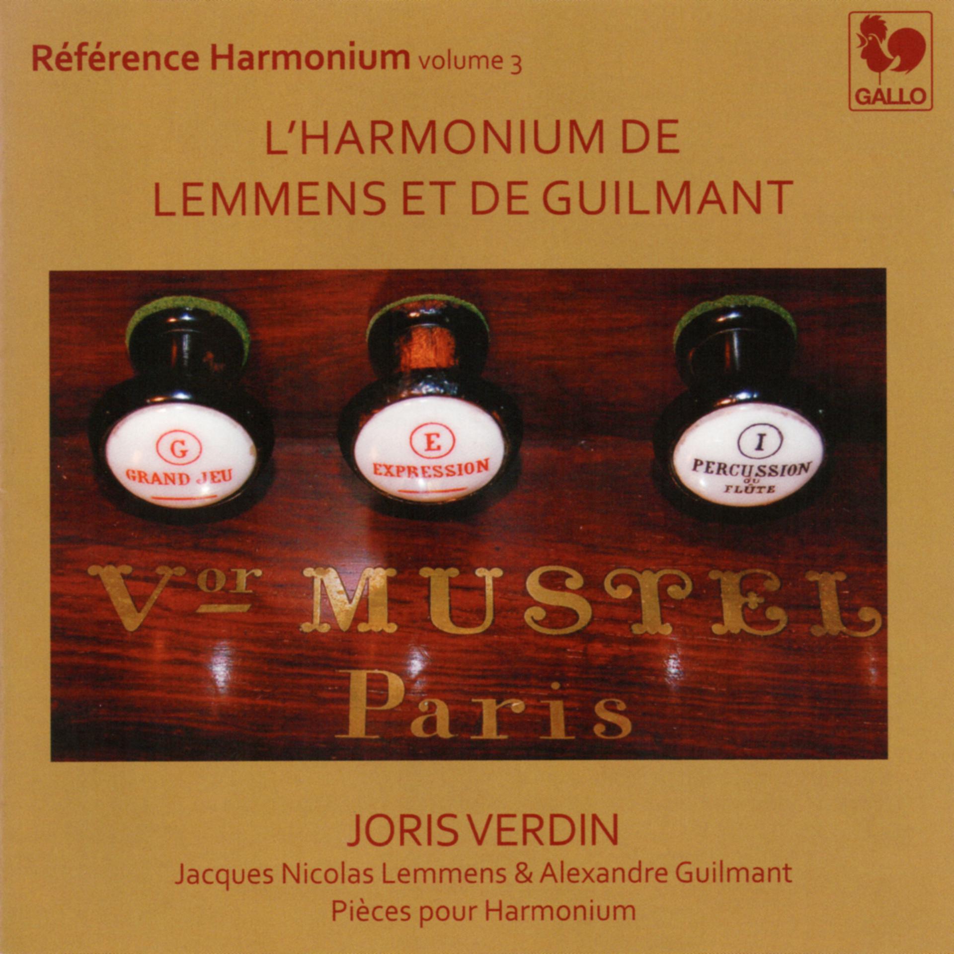 Постер альбома L'harmonium de Lemmens et de Guilmant