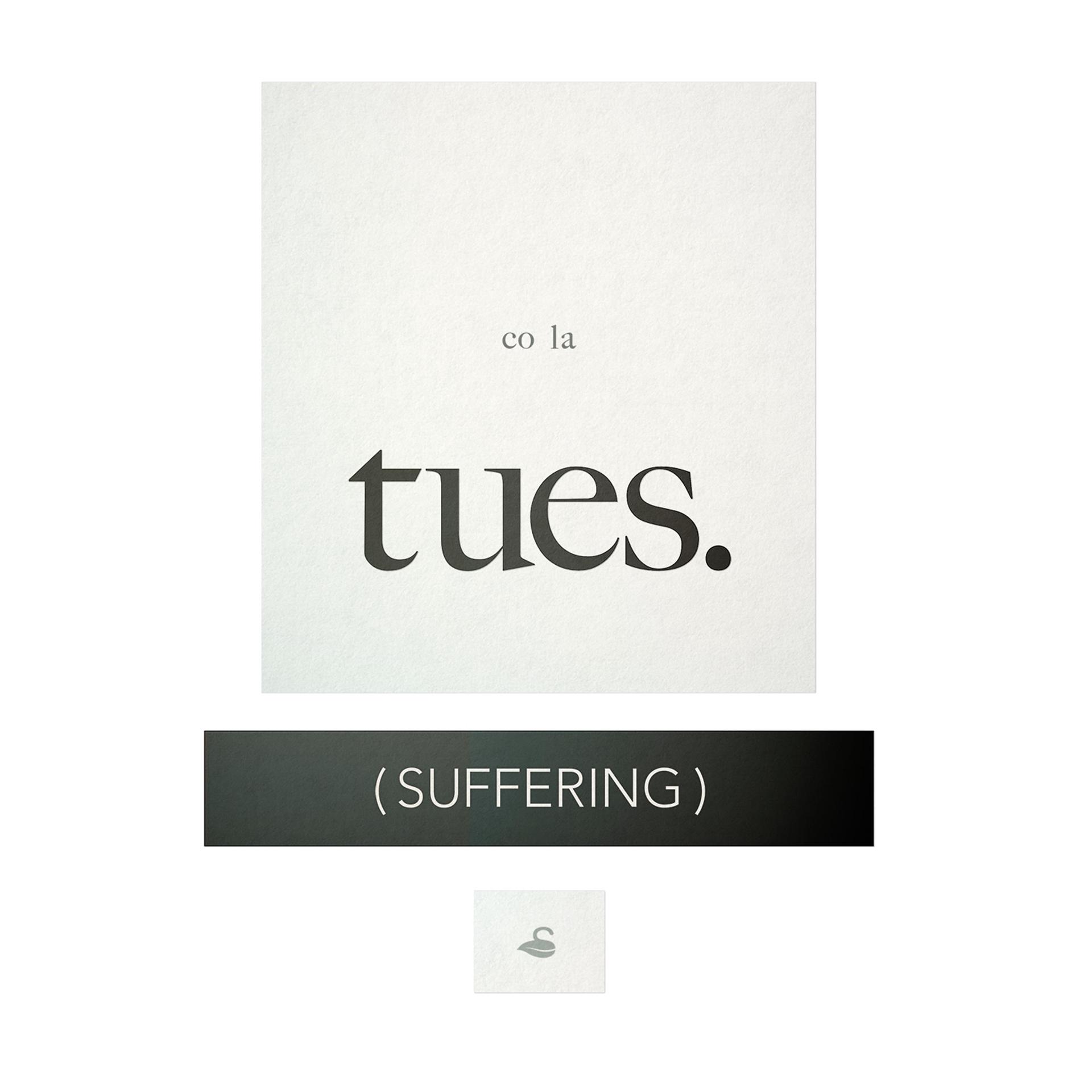 Постер альбома Suffering (Tuesday)"