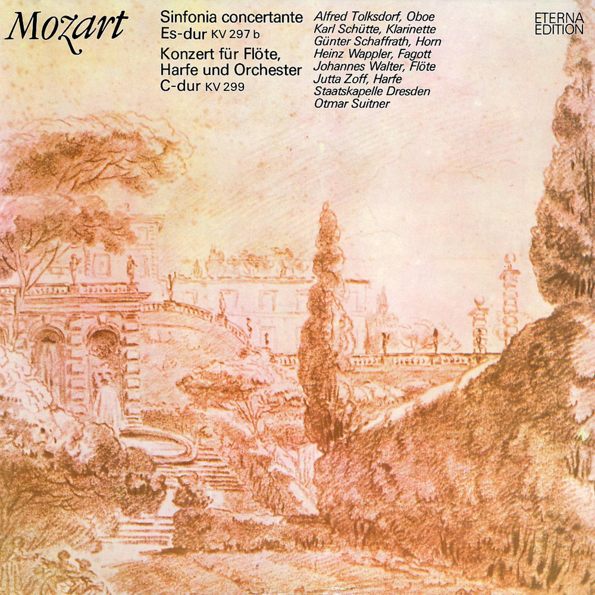 Постер альбома Mozart: Sinfonia concertante / Konzert für Flöte, Harfe und Orchester