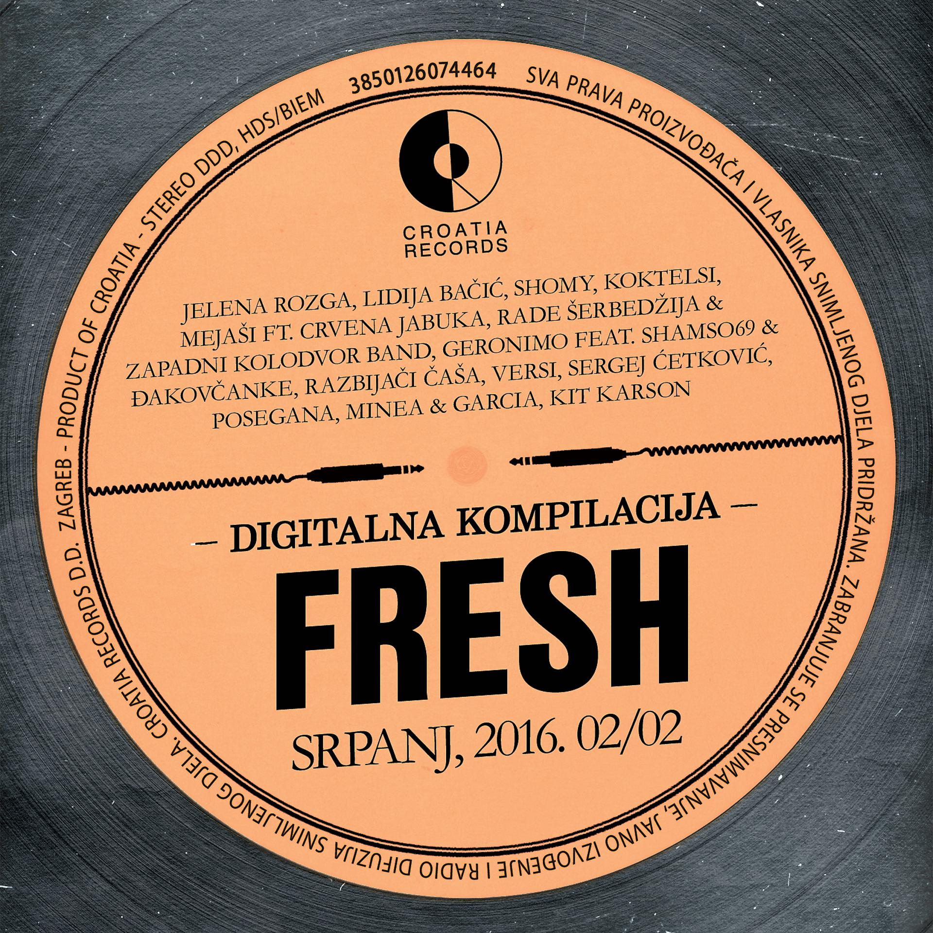Постер альбома Fresh Srpanj, 2016. 02/02