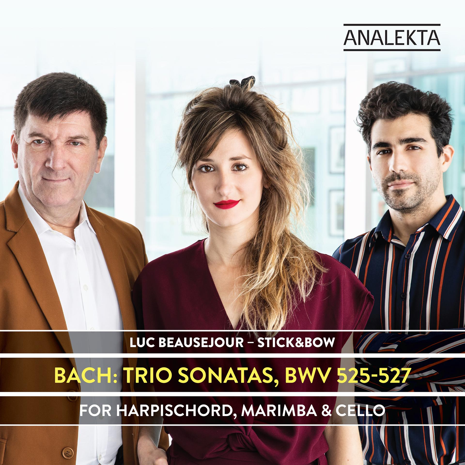 Постер альбома Bach: Trio Sonatas, BWV 525-527 for Harpsichord, Marimba & Cello