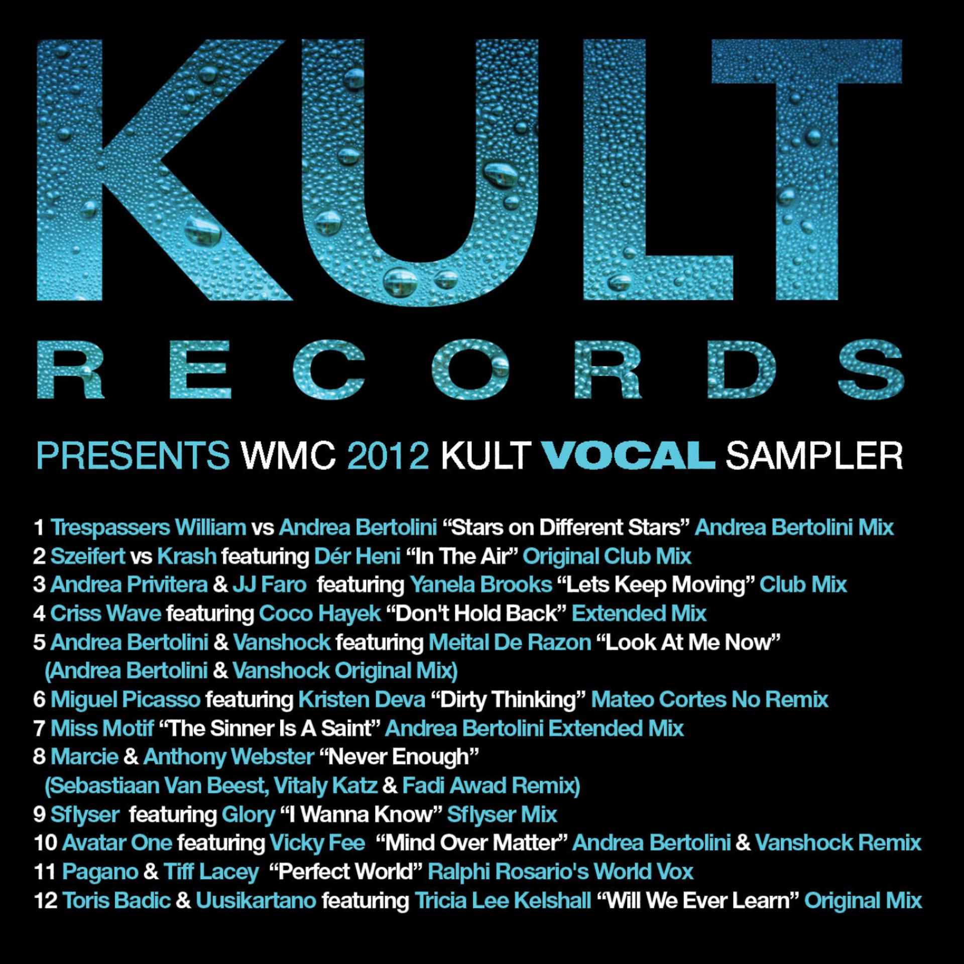 Постер альбома KULT Records Presents: WMC VOCALS 2012 (1 of 2 WMC Samplers)