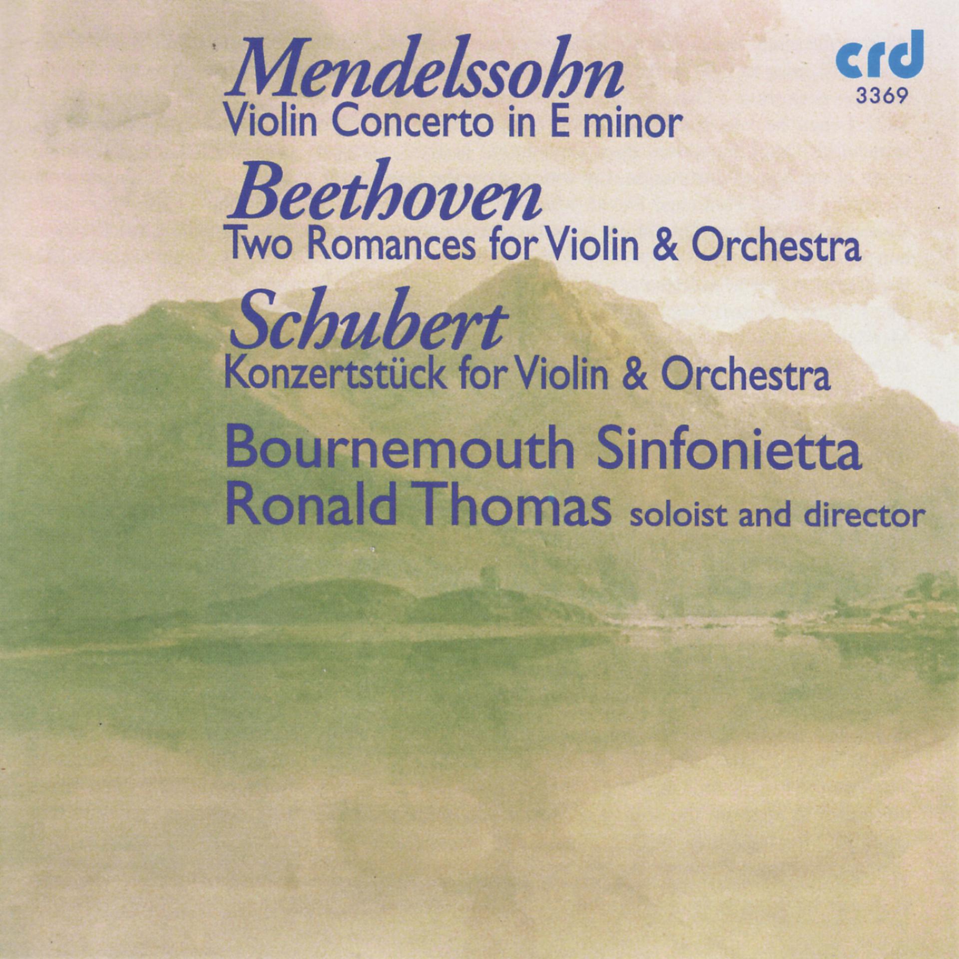 Постер альбома Mendelssohn / Beethoven / Schubert