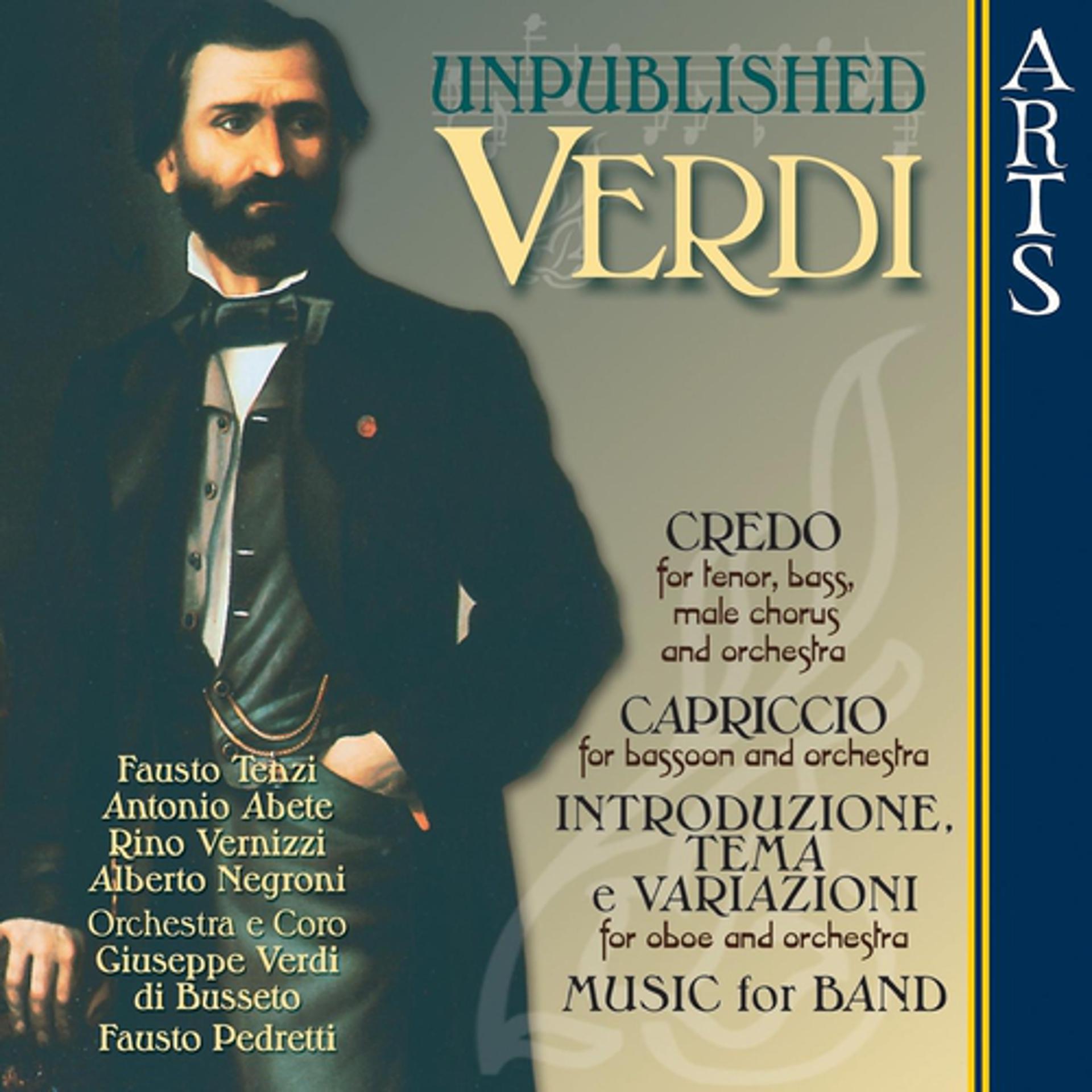 Постер альбома Verdi: Unpublished Works